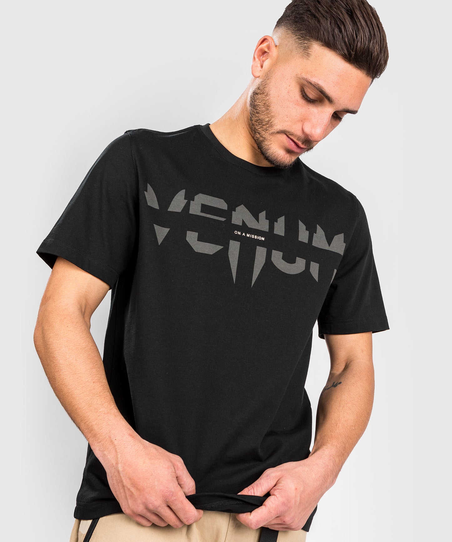 Venum On Mission T-shirt - Regular Fit - Black