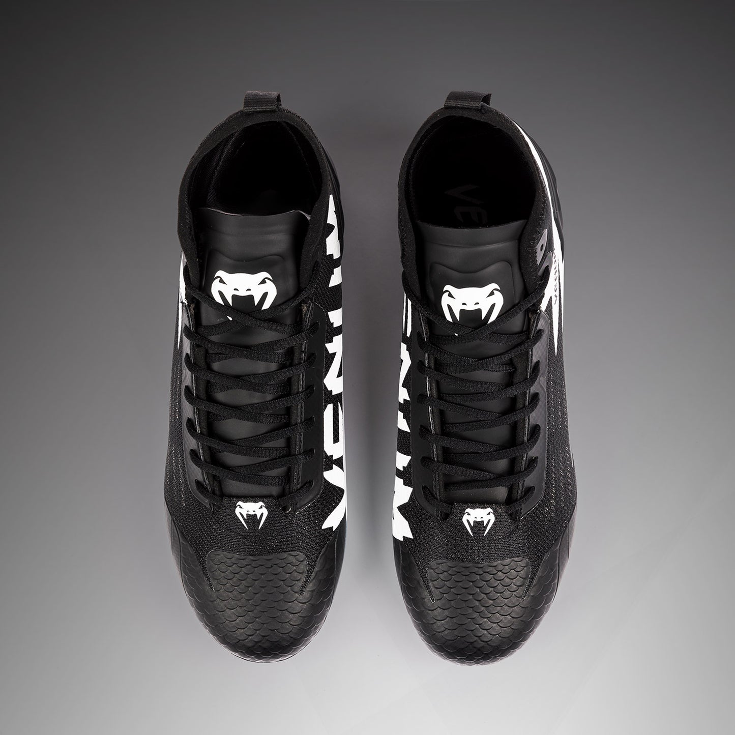 Venum Elite Football Cleats - Black/White