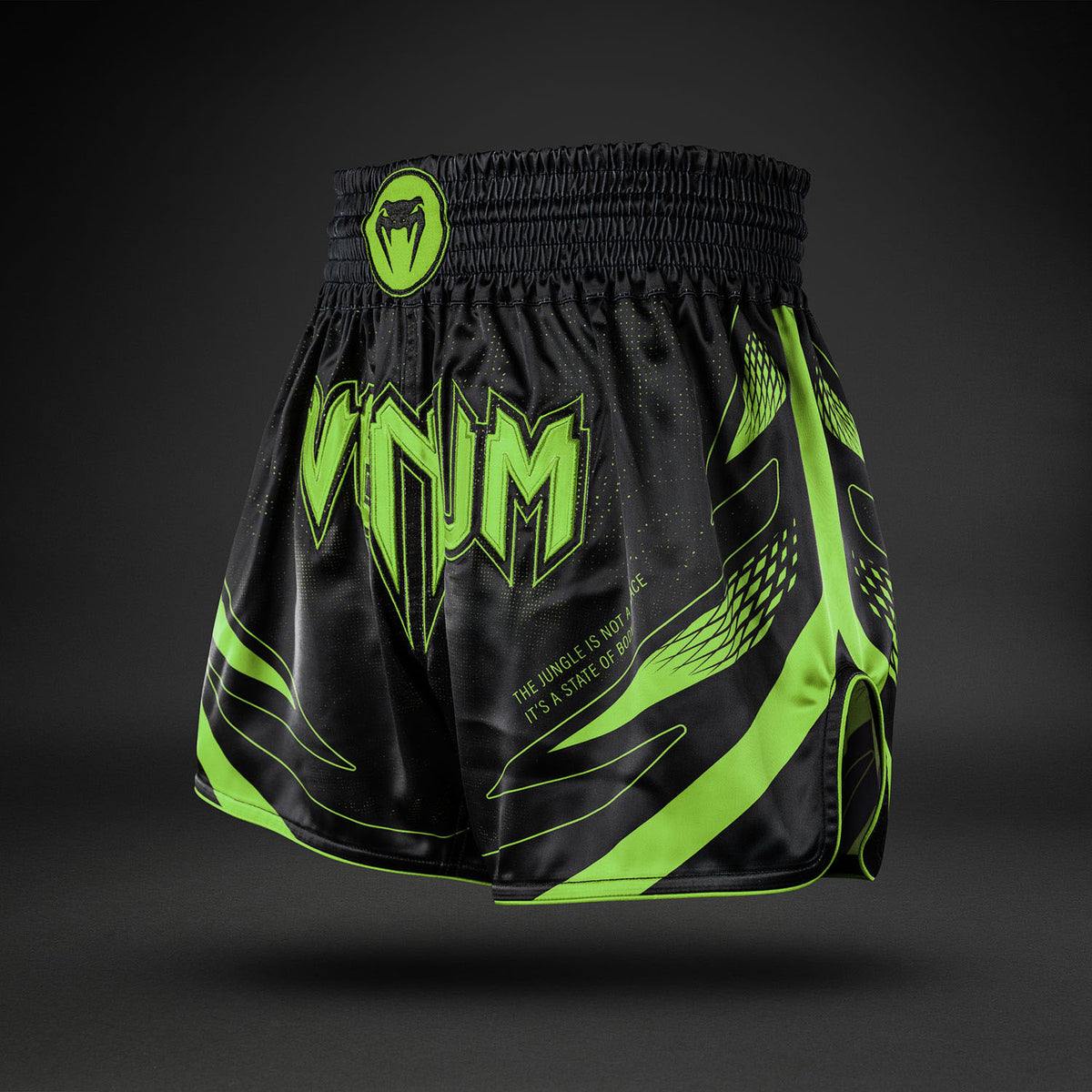Venum Amazonia Reborn Muay Thai Shorts - Black/Green