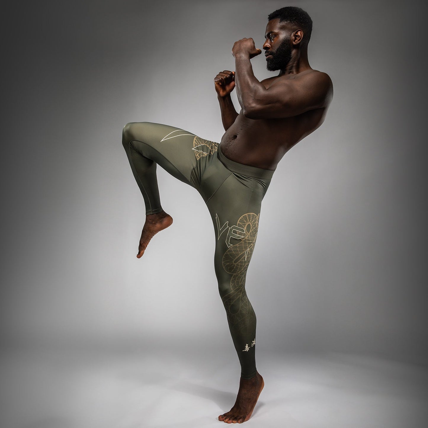 Venum Serpenti Spats - Khaki/Bronze/Ivory