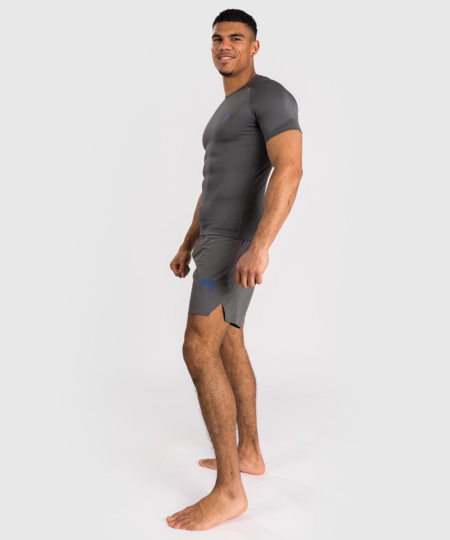 Venum Contender Men’s Short Sleeve Rashguard - Grey