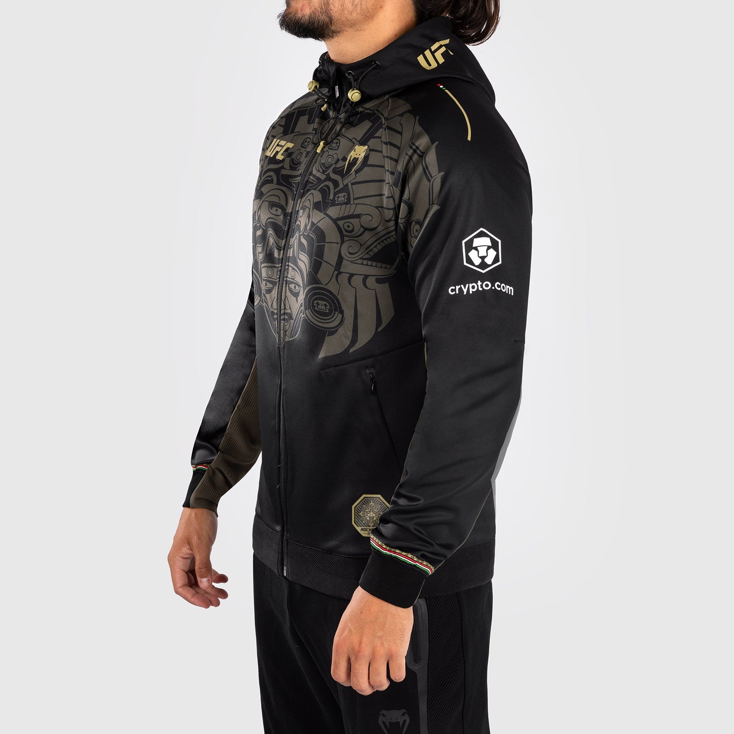 Noche UFC By Venum Authentic Fight Night Men’s Walkout Hoodie - Black