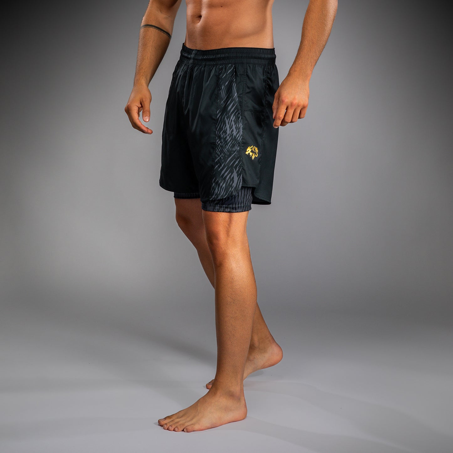 Venum x Chimaev Training Shorts - Black/Grey