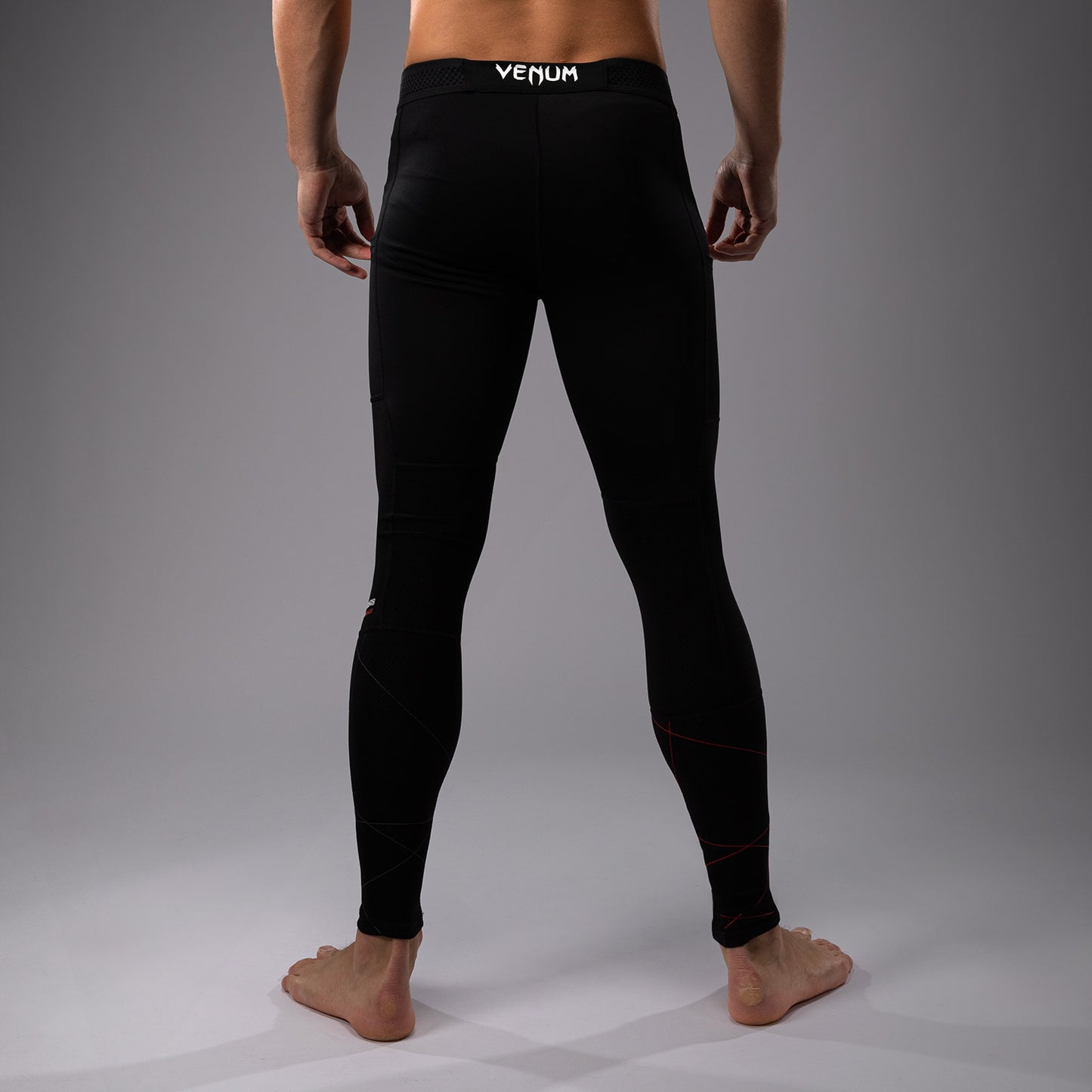 Venum Tactical XT Spats - Black/Fire Red