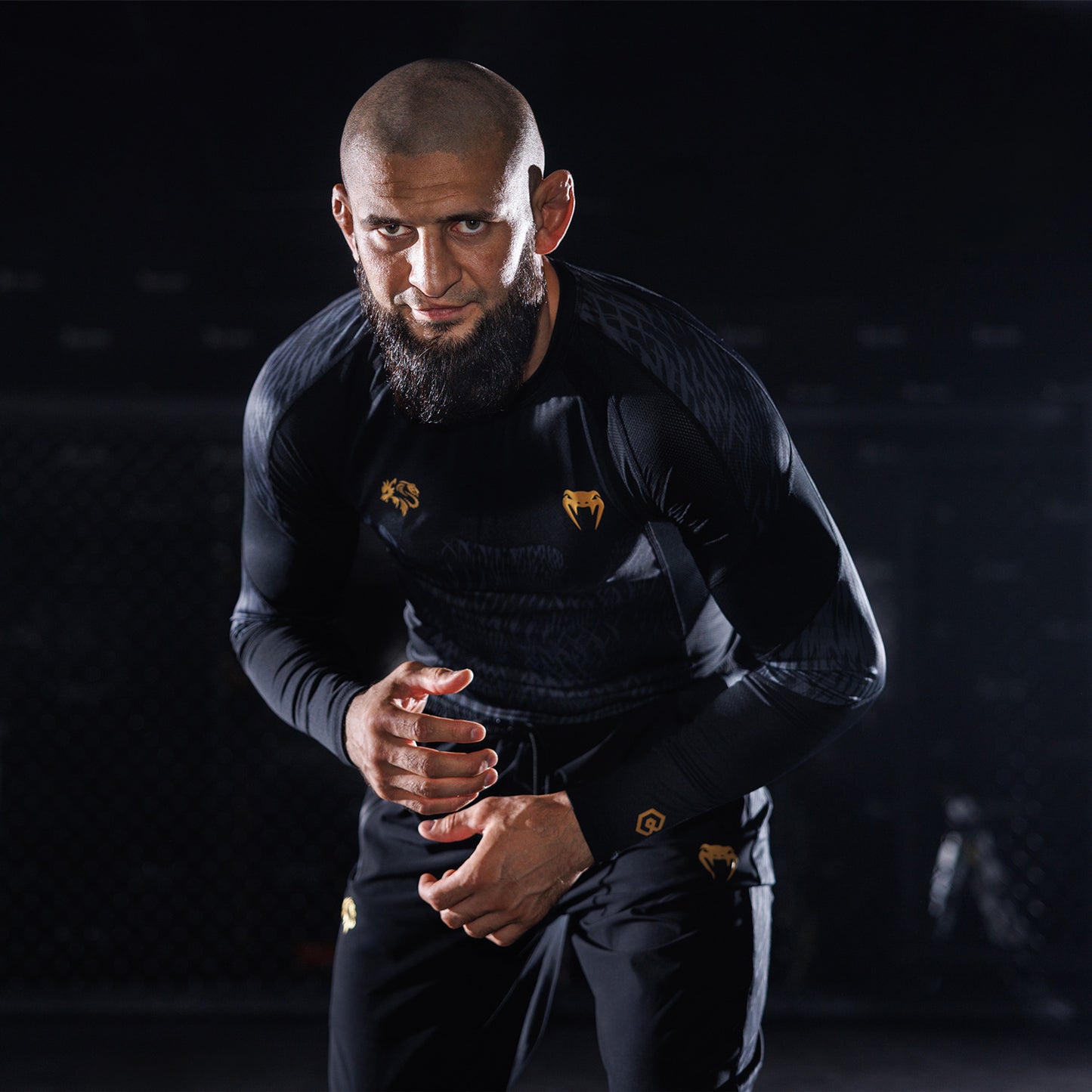 Venum x Chimaev Long Sleeve Rashguard - Black/Grey