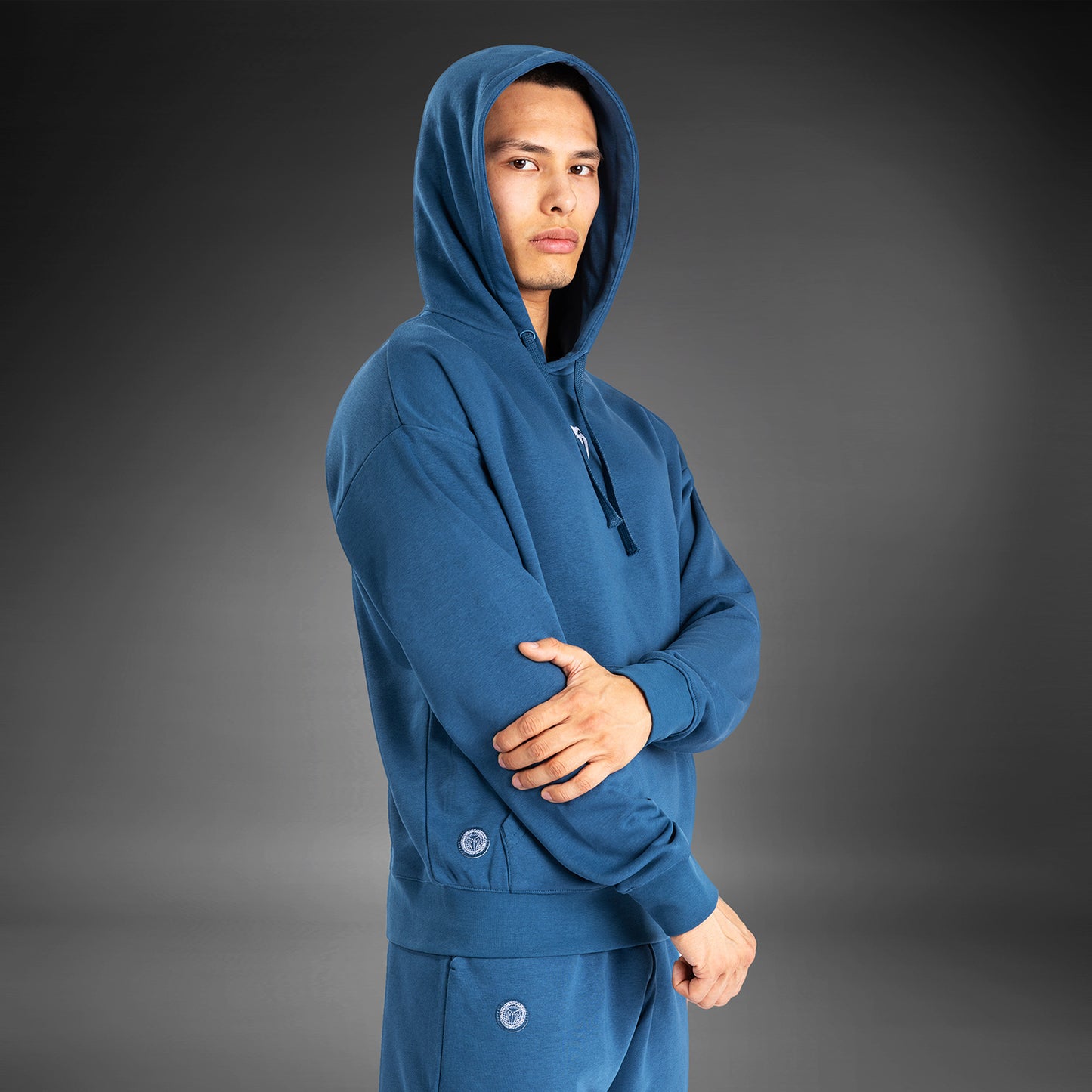 Venum Vortex XL Men's Hoodie - Navy Blue