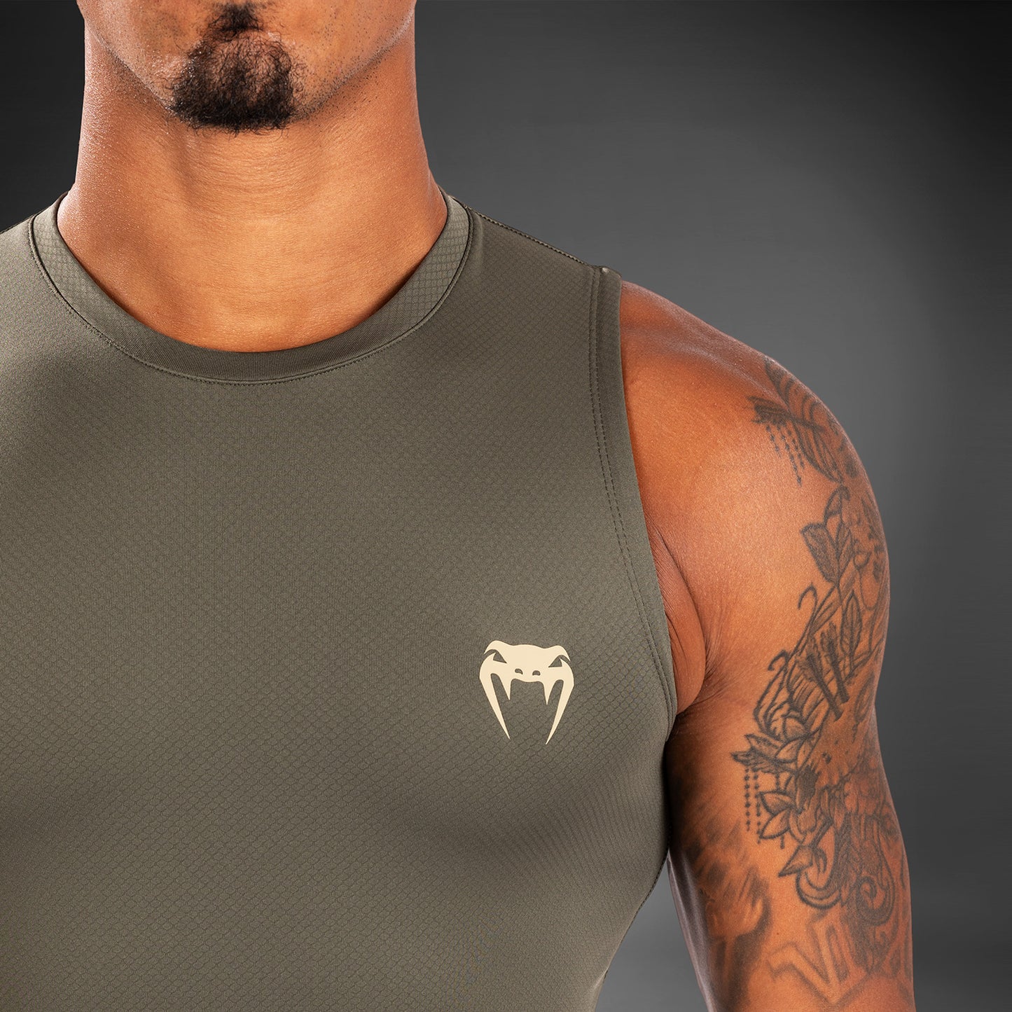 Venum Contender Men’s Sleeveless Rashguard - Khaki