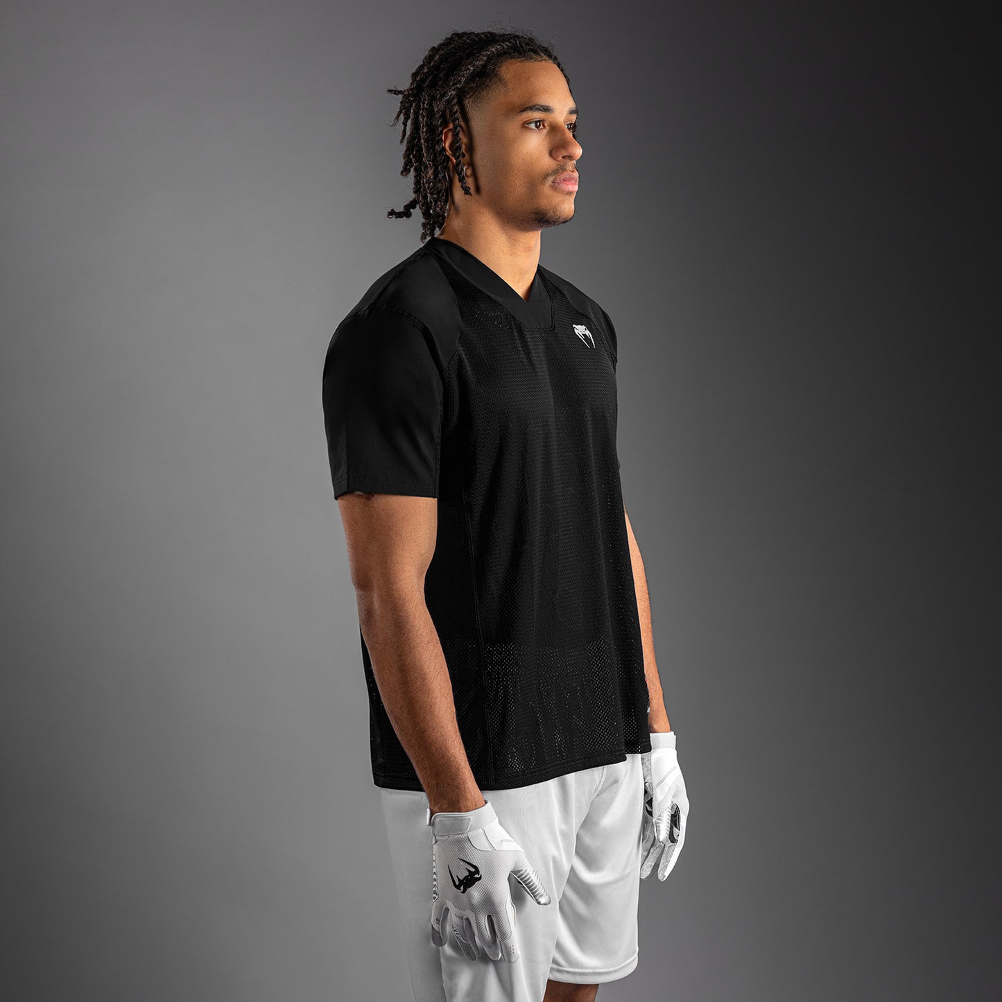 Venum Elite Football Short Sleeve Jersey - Black