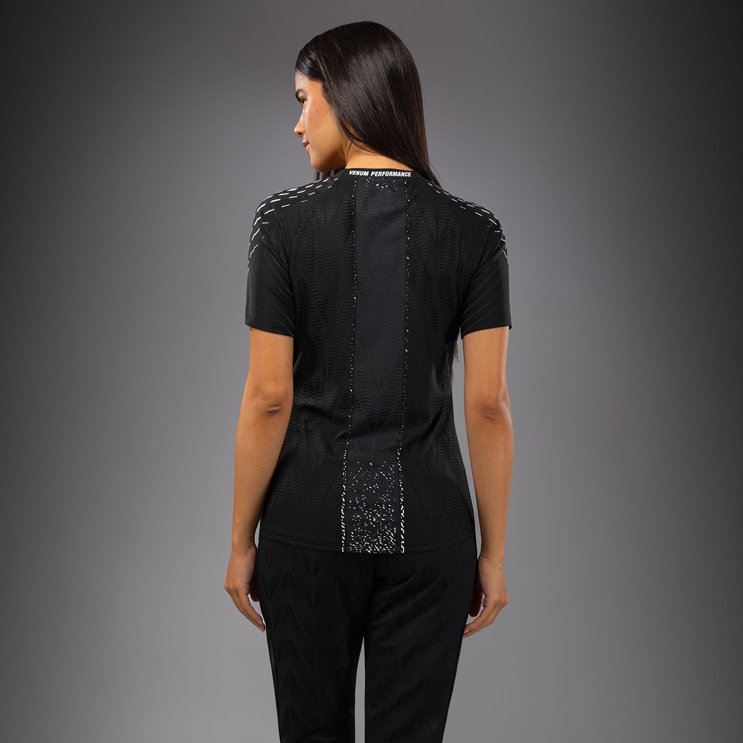 Women's UFC Zenith by Venum Black Authentic Fight Night Walkout Jersey Personalized