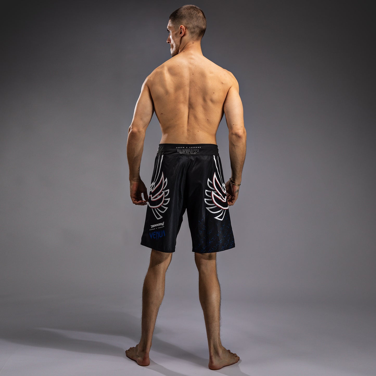 Venum x TEKKEN 8 - Jin Kazama Fight Shorts - Blue/Black/White