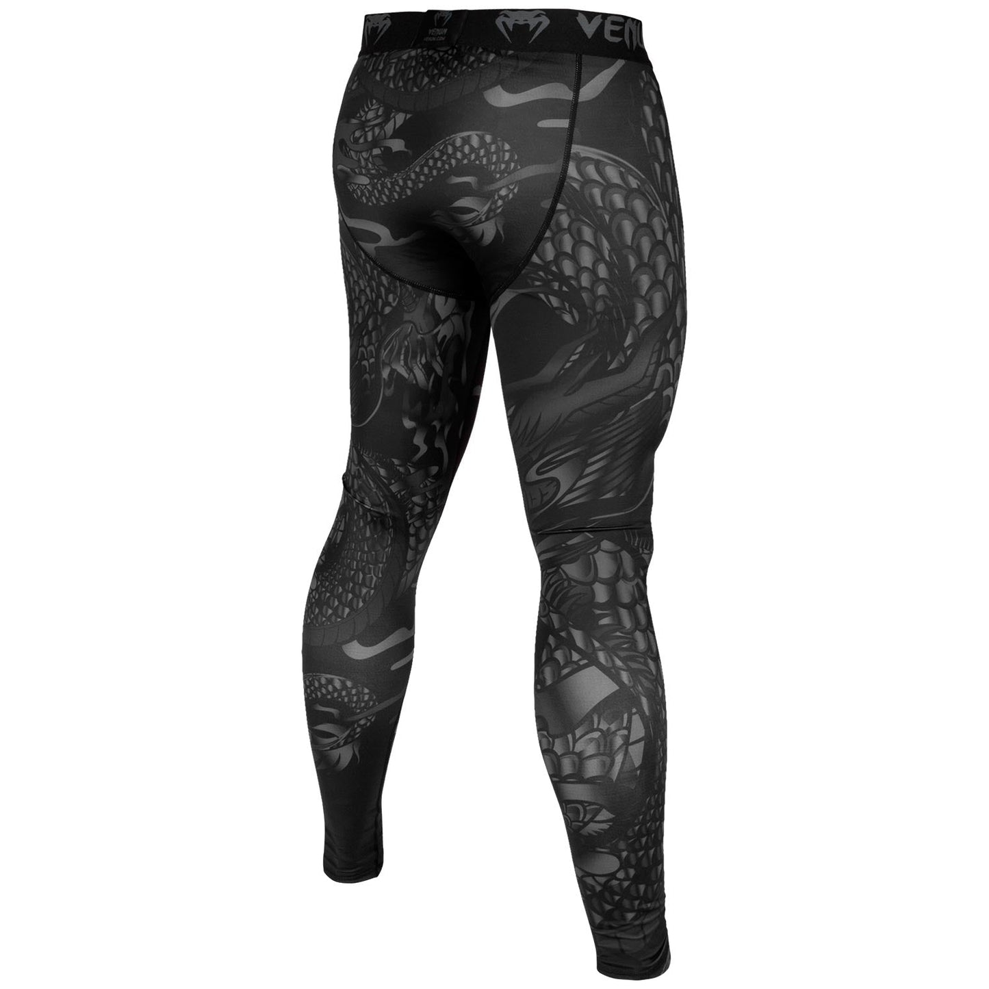 Venum Dragon's Flight Compression Tights - Black/Black