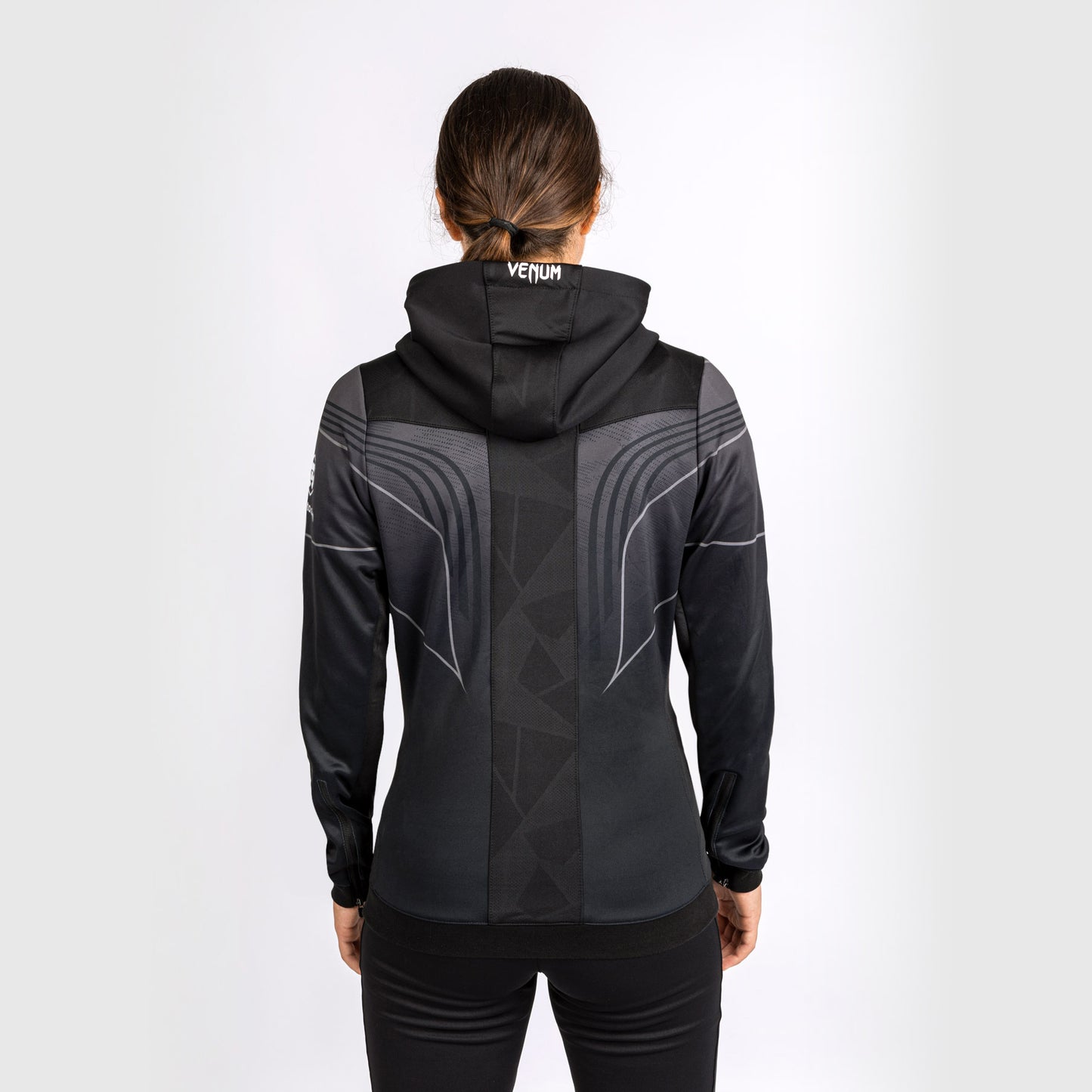 UFC Venum Personalized Authentic Fight Night 2.0 Kit by Venum Women's Walkout Hoodie - Black
