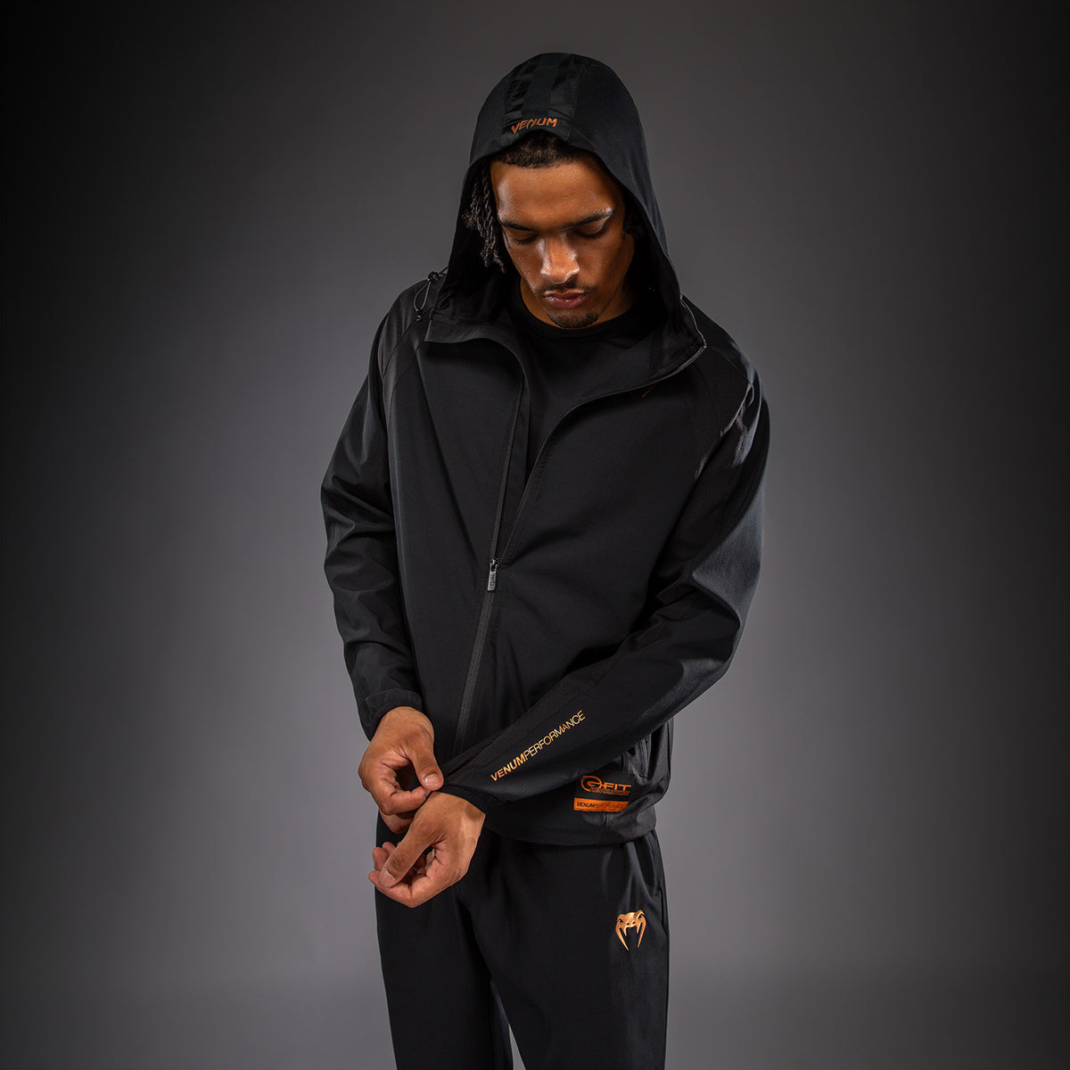 Venum G-Fit Revolution Track Jacket - Black/Copper