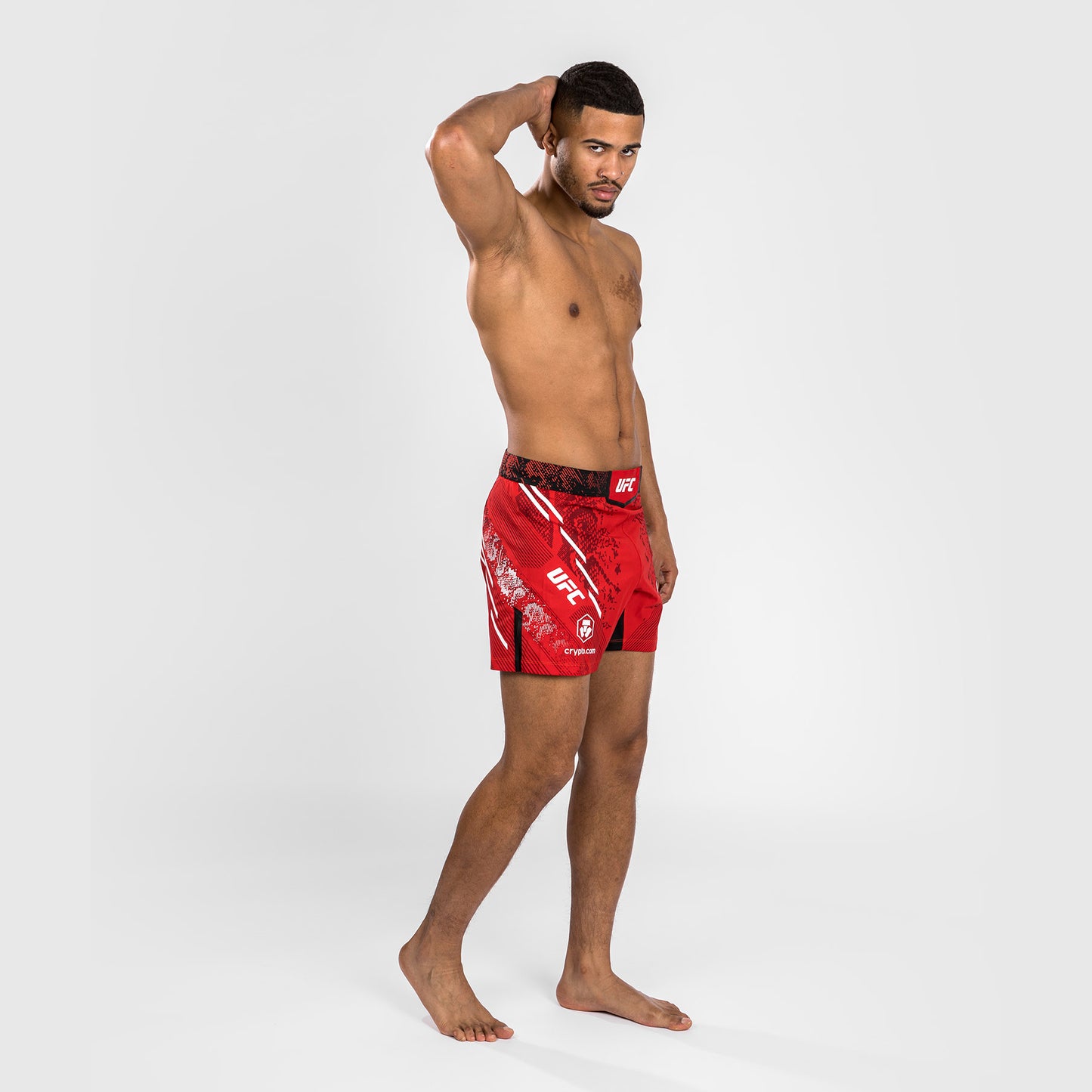 UFC Adrenaline by Venum Personalized Authentic Fight Night Men's Fight Short - Short Fit - Red