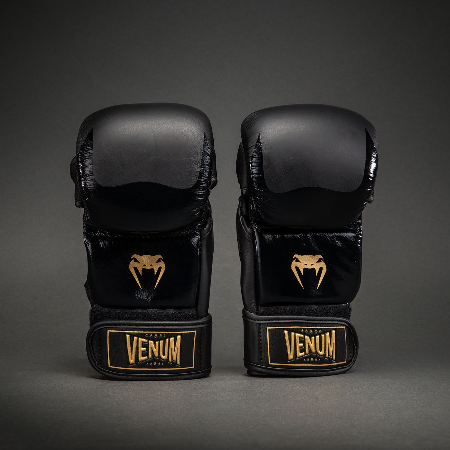 Venum Attack 2.0 Sparring Gloves Leather - Black/Gold