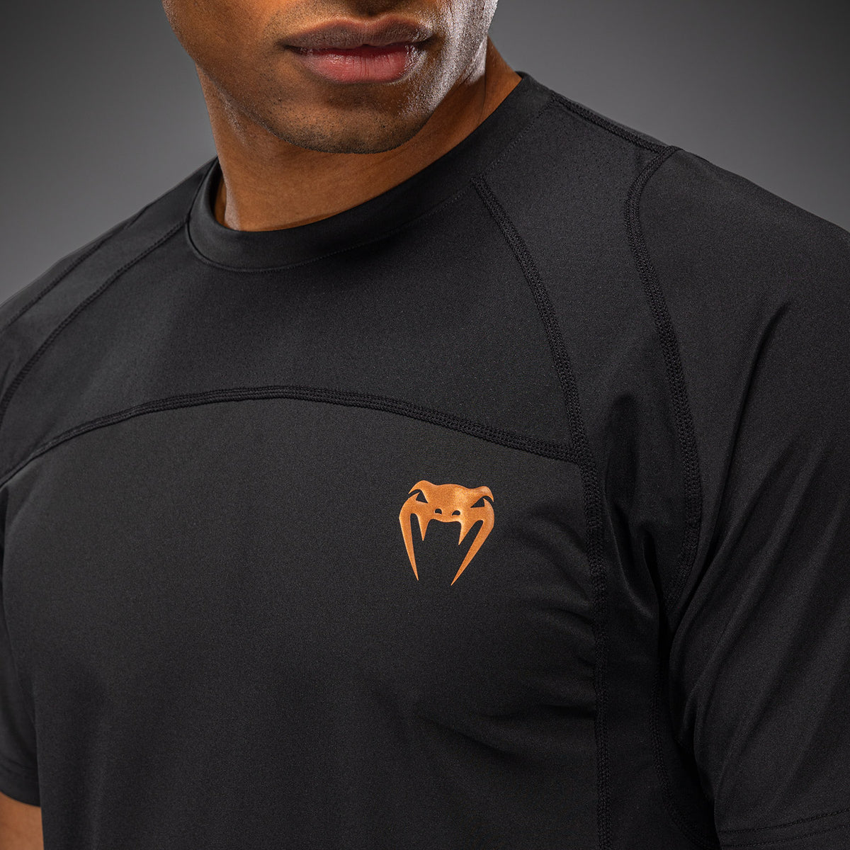 Venum G-Fit Revolution Dry Tech T-Shirt - Black/Copper