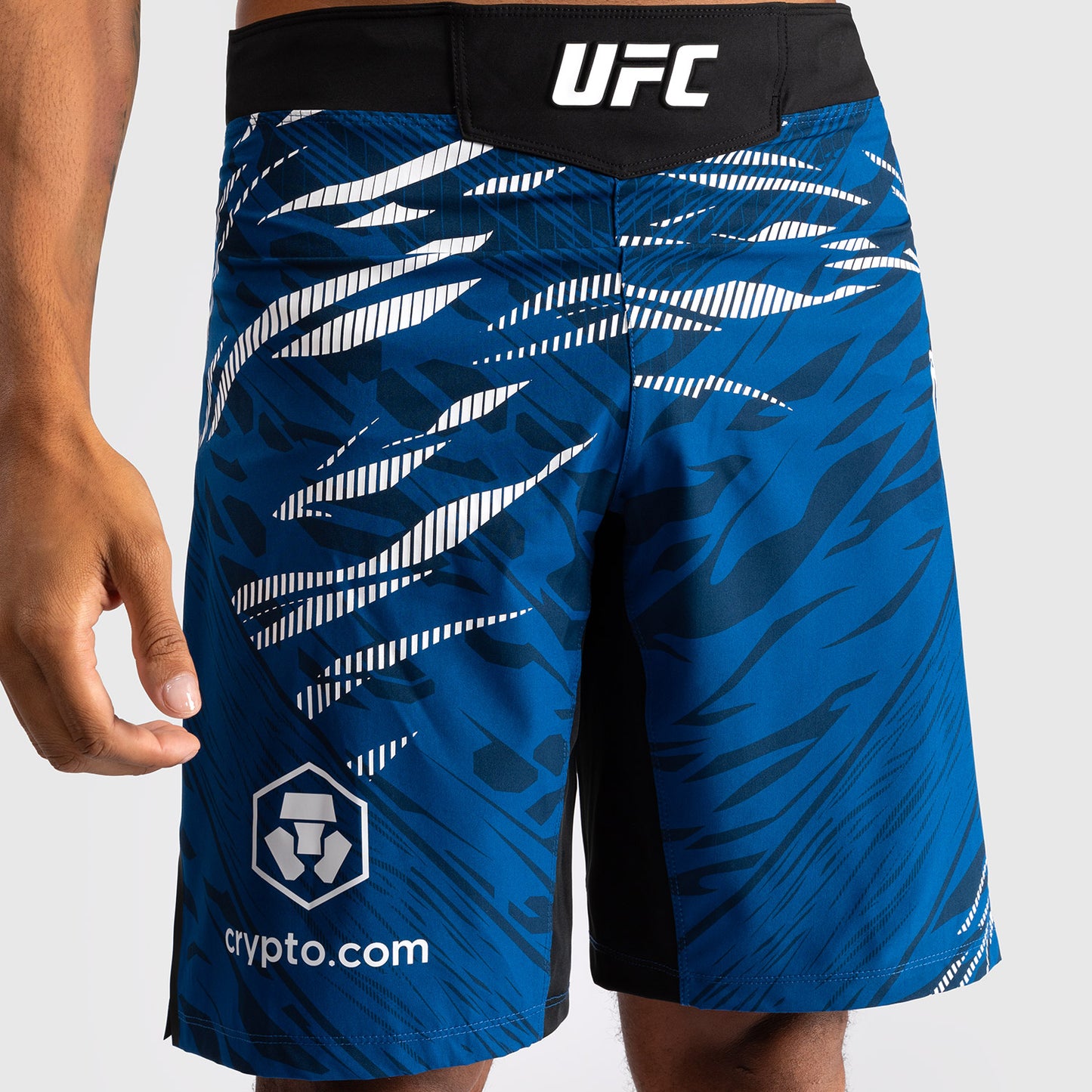 UFC Fusion by Venum Personalized Authentic Fight Night Men's Fight Short - Long Fit - Blue