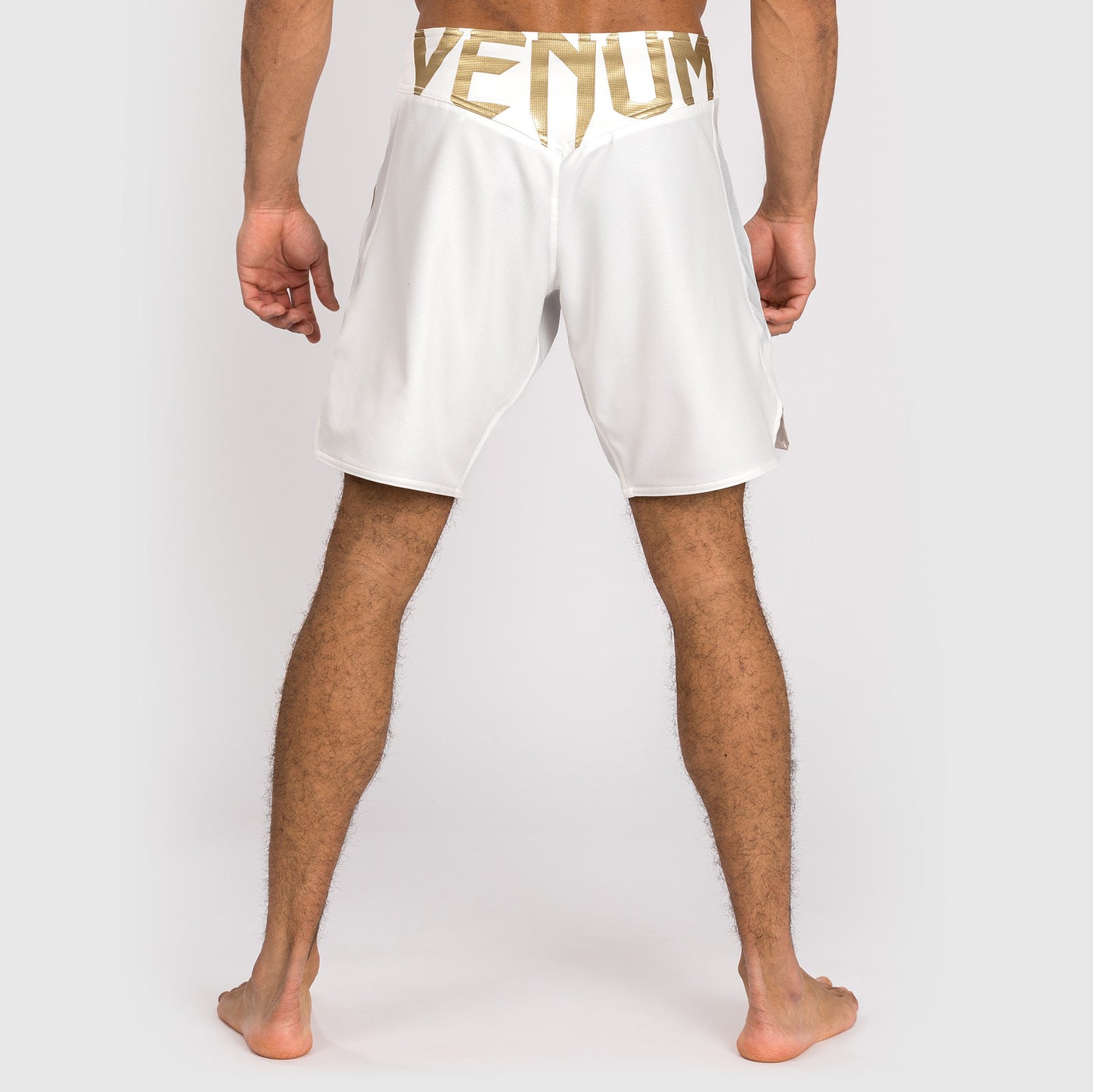 Venum Light 5.0 Fight Shorts - White/Gold