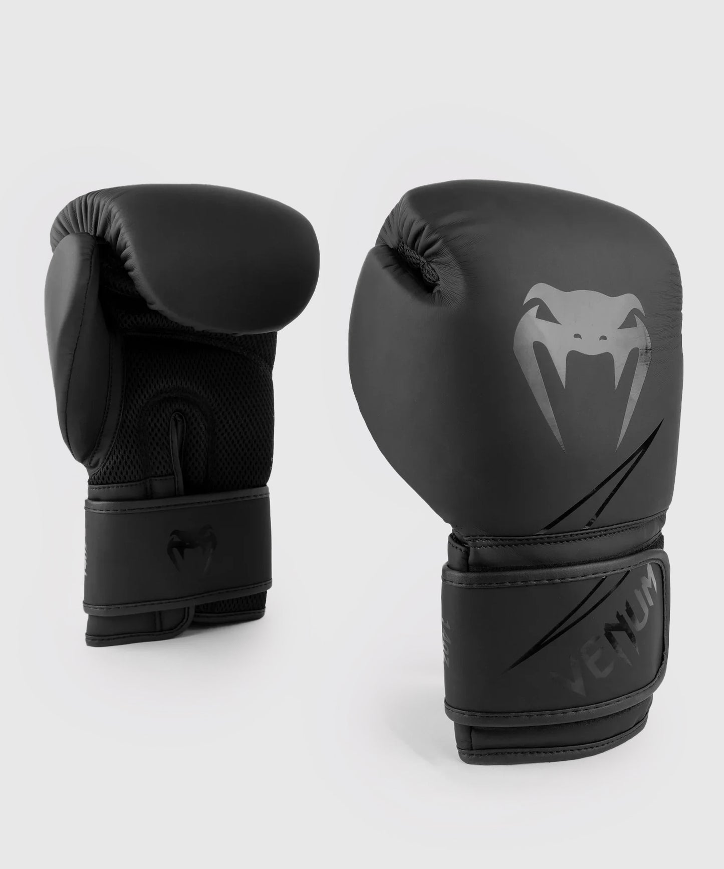 Venum Classic Boxing Gloves - Black/Black - WLMT Edition