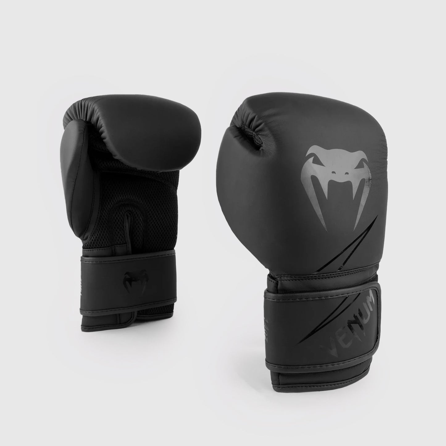 Venum Classic Boxing Gloves - Black/Black - WLMT Edition