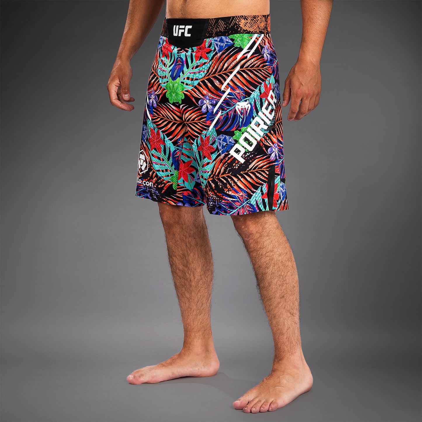 Men's UFC Unrivaled by Venum Blue Dustin Poirier Long Fit Fight Short