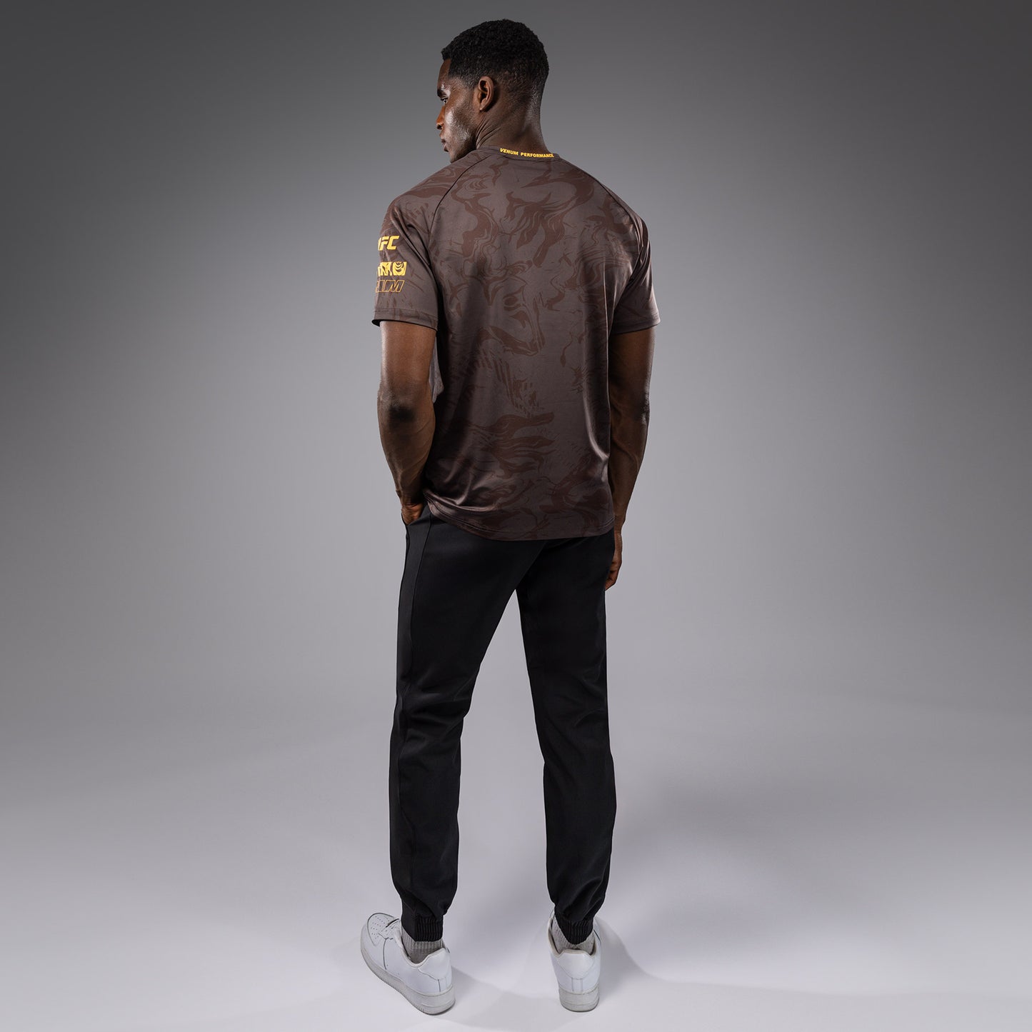 UFC Fusion by Venum Fight Week Men’s Dry-Tech T-Shirt - Earthen Brown