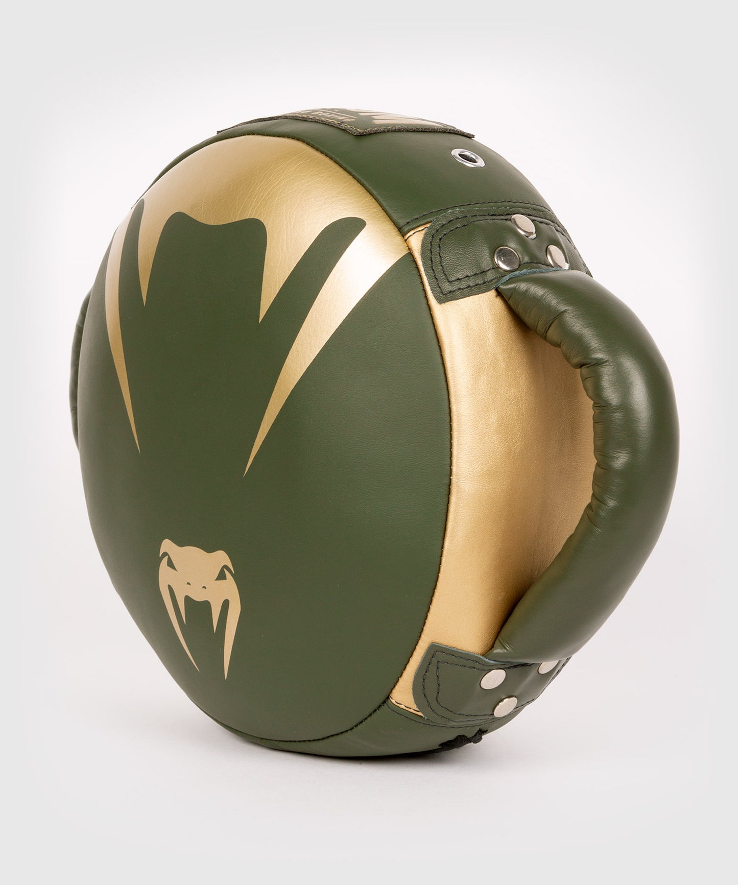 Venum Pro Boxing Mini Round Punch Shield - Khaki/Gold
