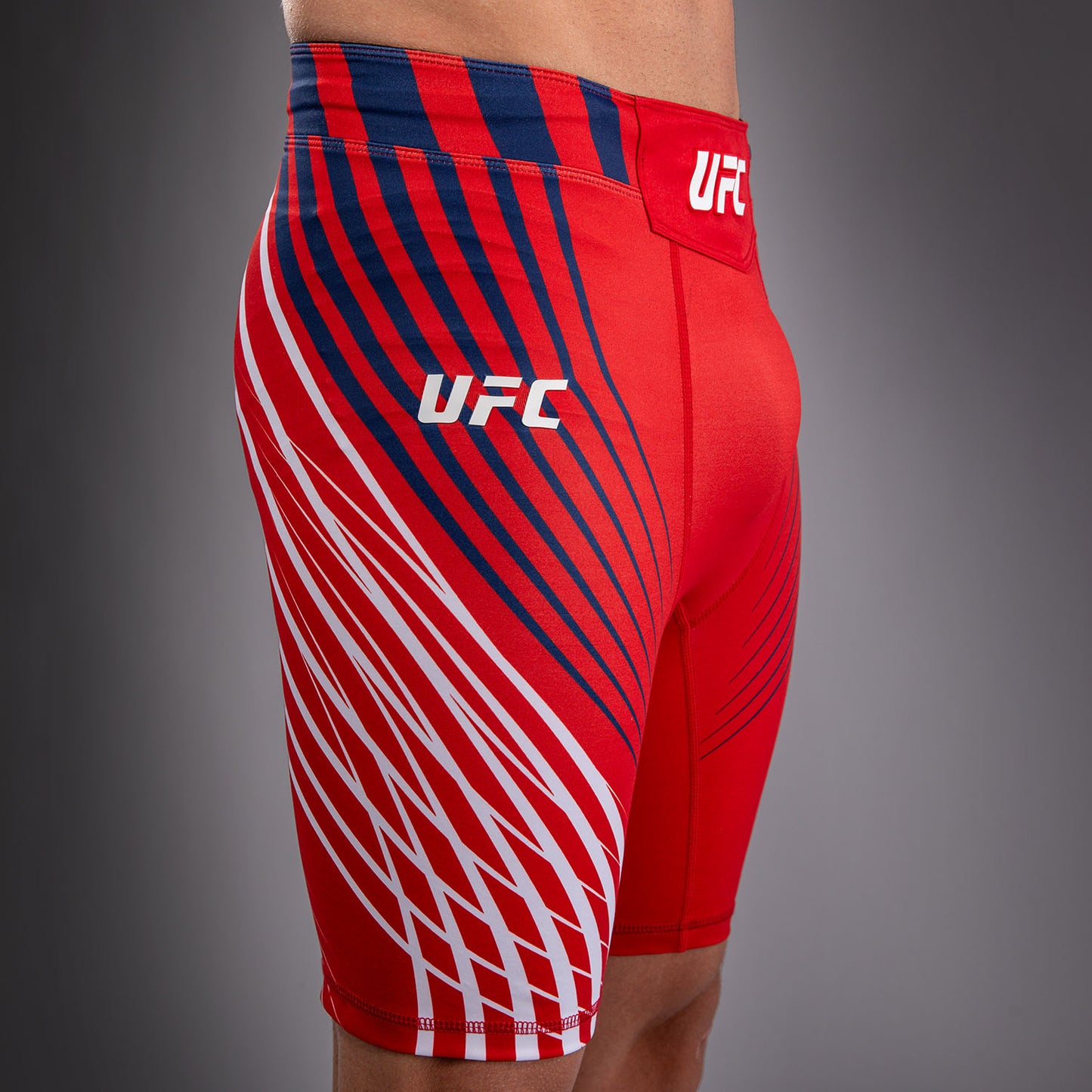 Men's Official UFC Freedom 250 by Venum Red Authentic Fight Night Vale Tudo Short
