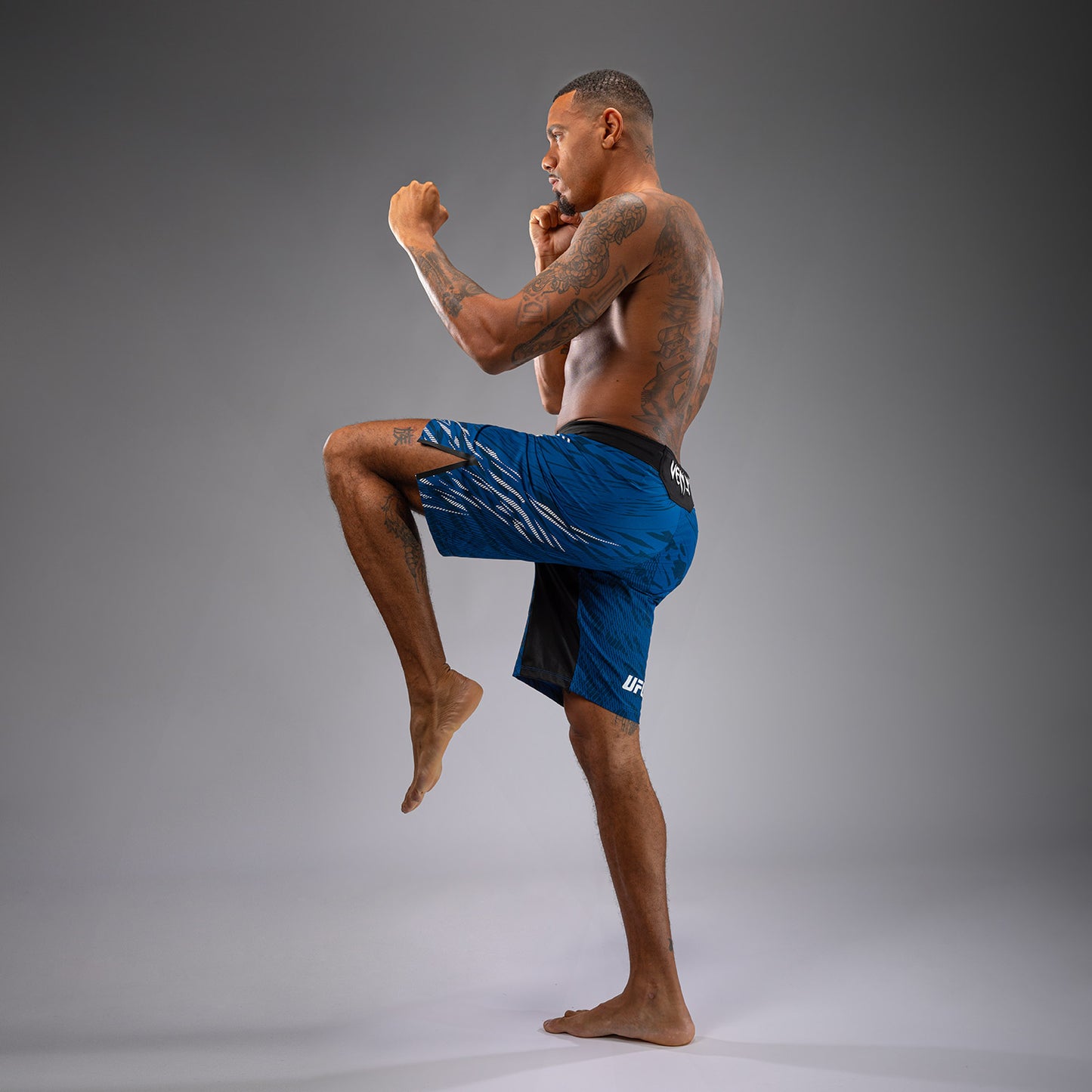 UFC Fusion by Venum Authentic Fight Night Men’s Fight Short - Long Fit - Blue