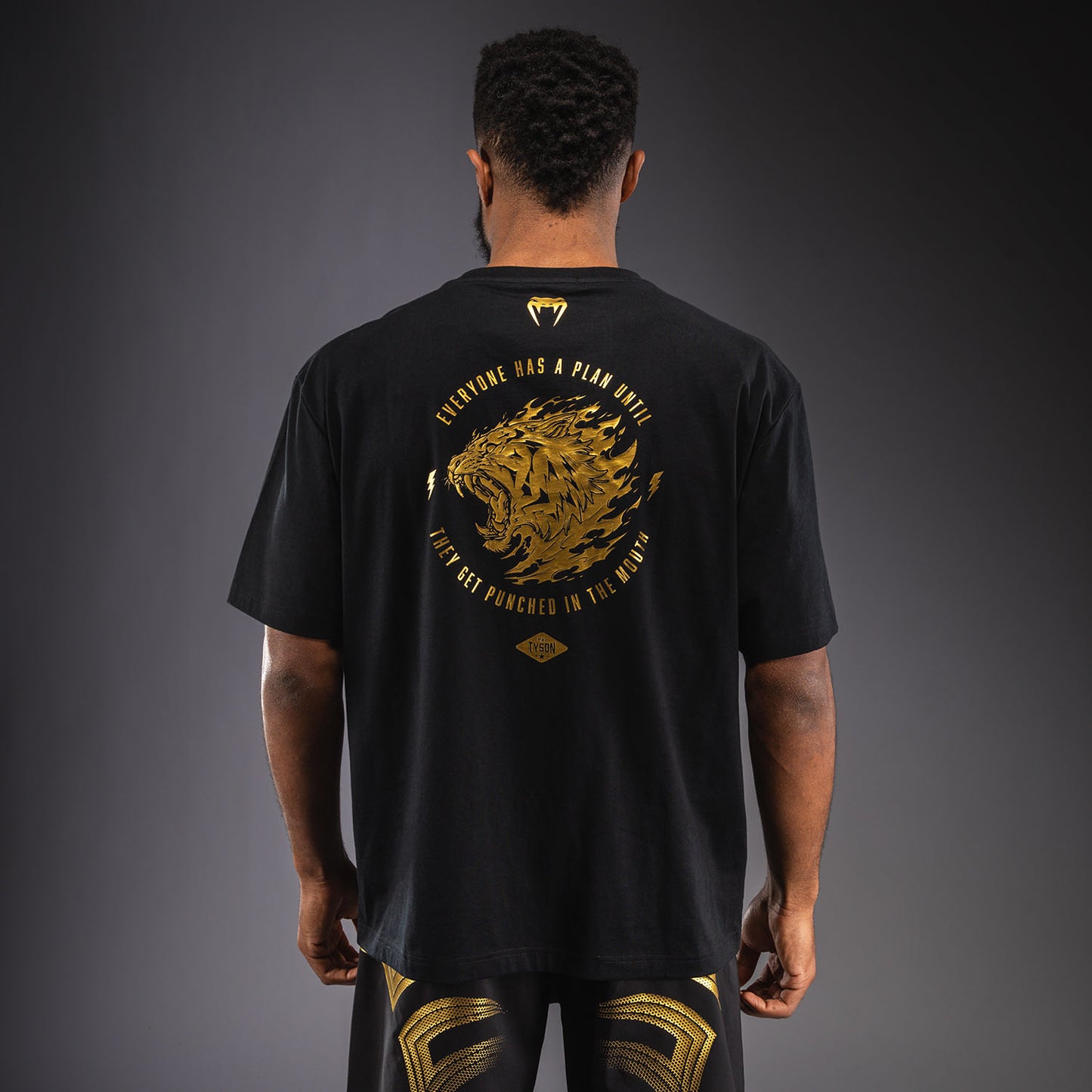 Venum x Mike Tyson Tiger T-Shirt - Black/Gold