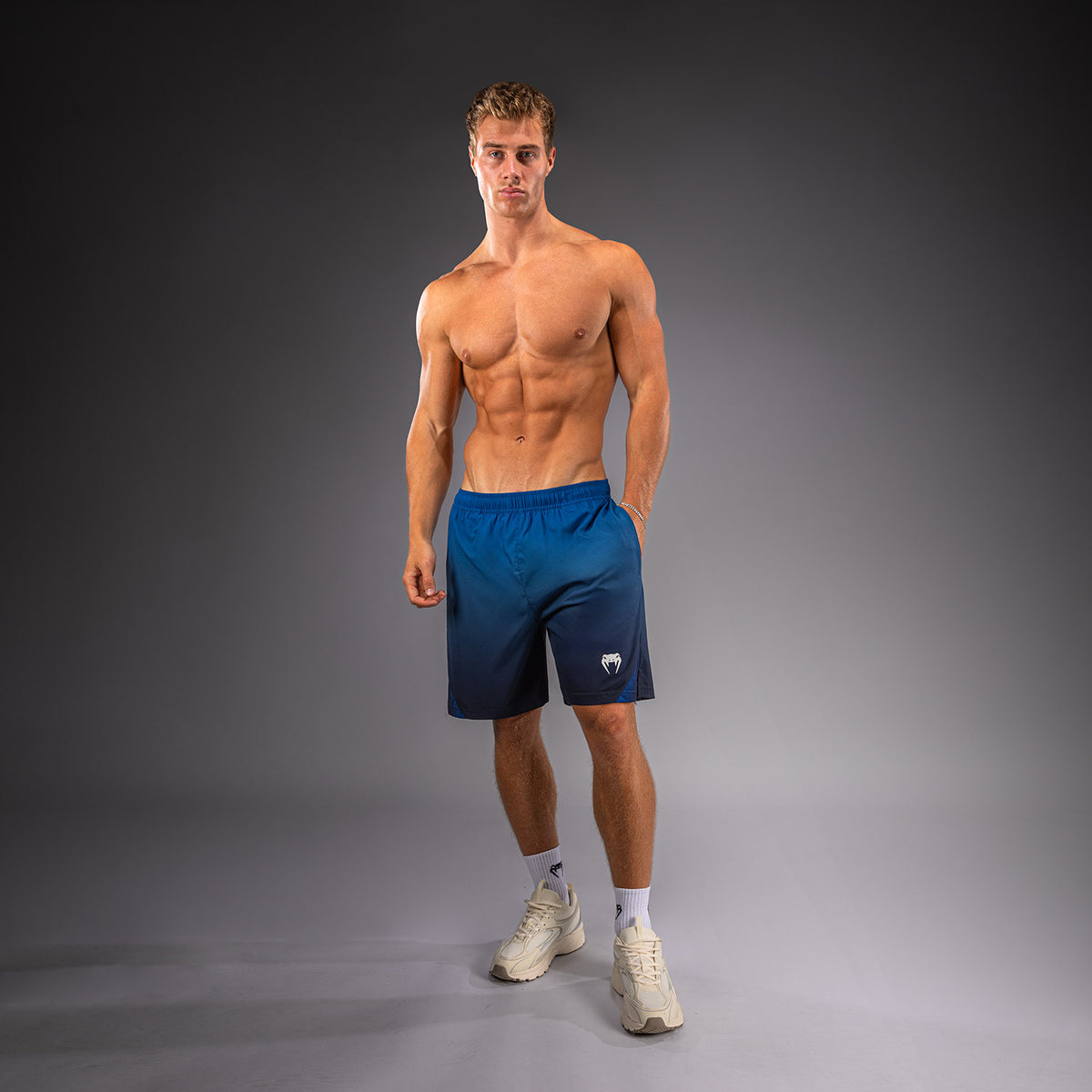 Venum Giant Shift Training Shorts - Dark Navy/Blue