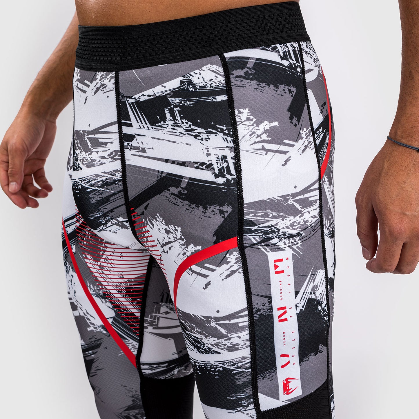 Venum Electron 3.0 Spats - Grey/Red