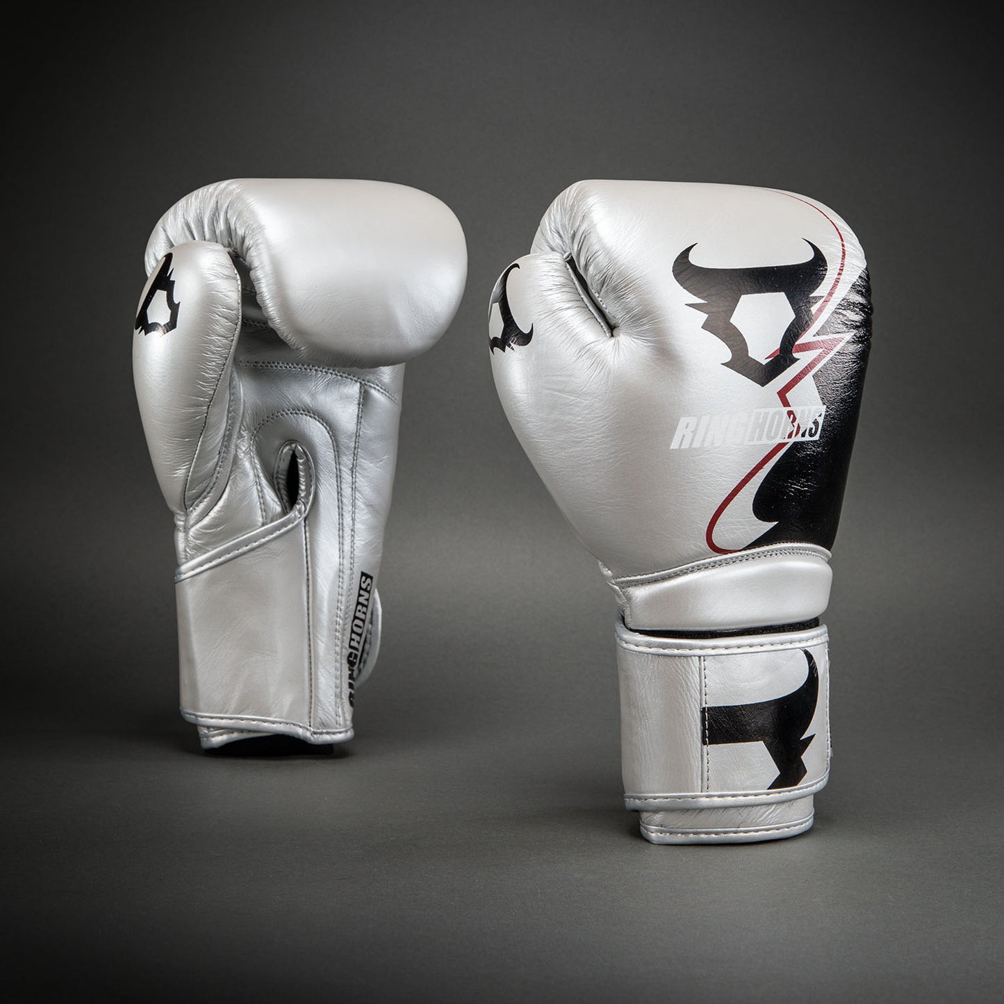 Ringhorns Charger by Venum Boxing Gloves - Silver/Black