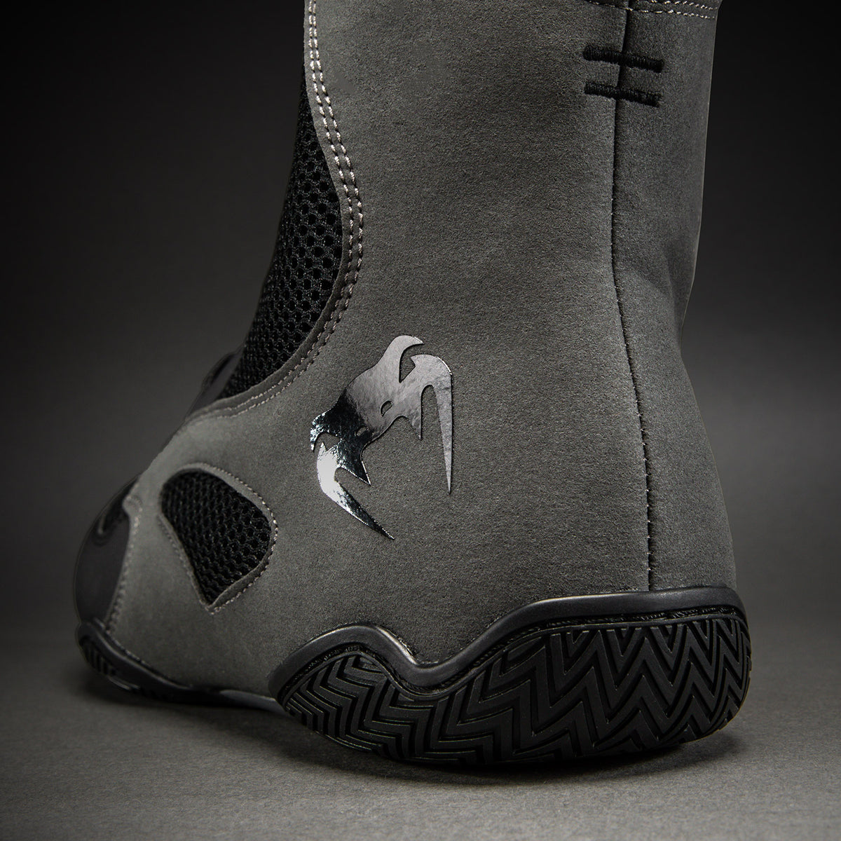 Venum Contender Boxing Shoes - Black/Grey