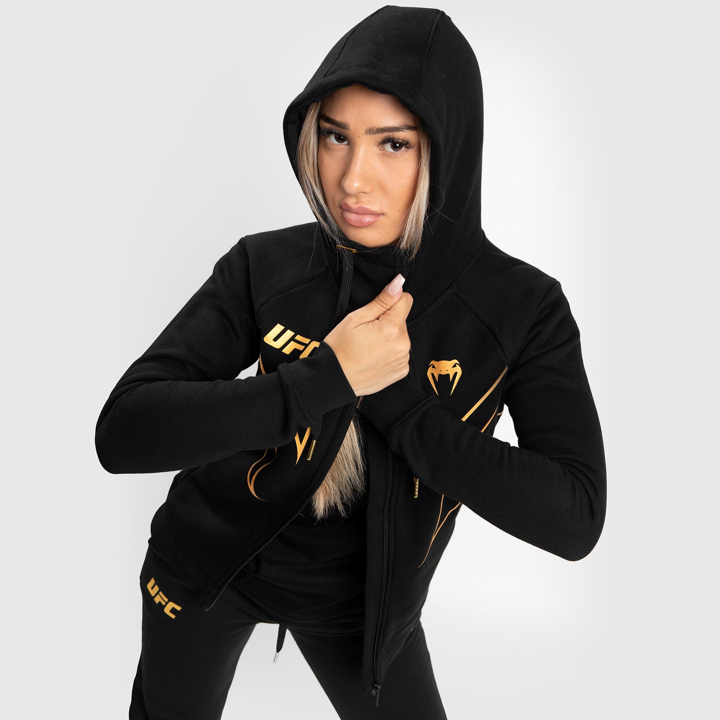 UFC Venum Fight Night 2.0 Replica Women's Full Zip Hoodie - Champion