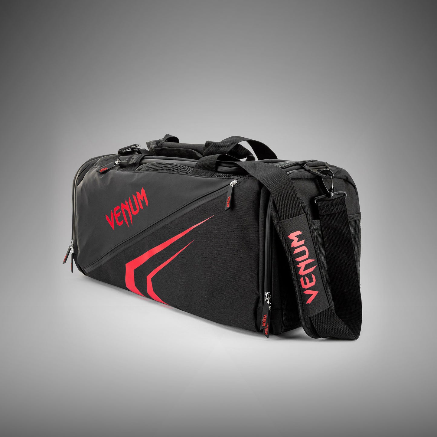 Venum Trainer Lite Evo Sports Bags  - Black/Red