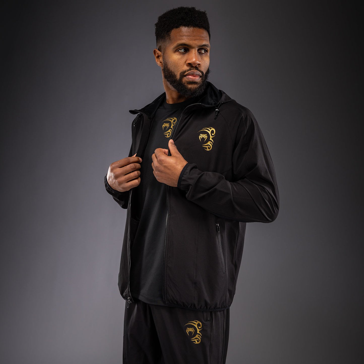 Venum x Mike Tyson Tiger Track Jacket - Black/Gold
