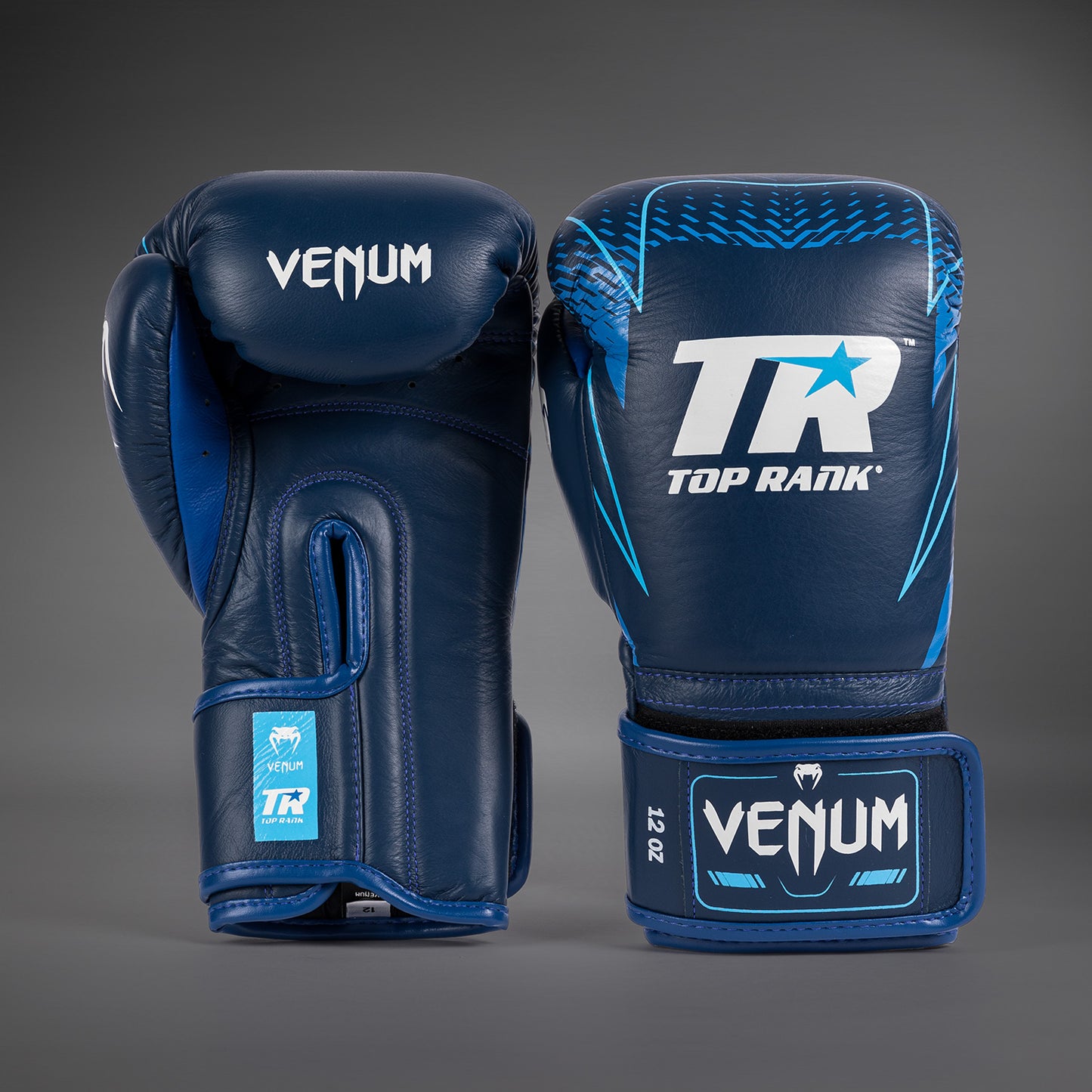 Venum x Top Rank Original Hammer Boxing Gloves - Navy Blue