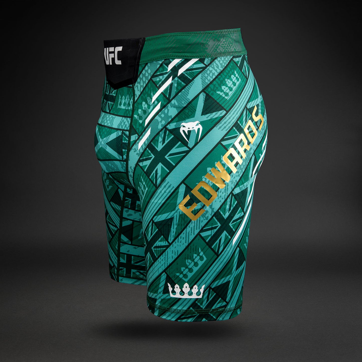 Men's UFC Unrivaled by Venum Green Leon Edwards Vale Tudo Short