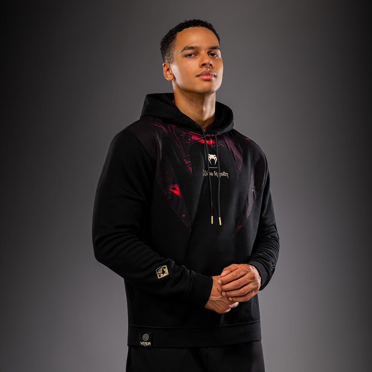 Jujutsu Kaisen x Venum Itadori Hoodie - Black/Red