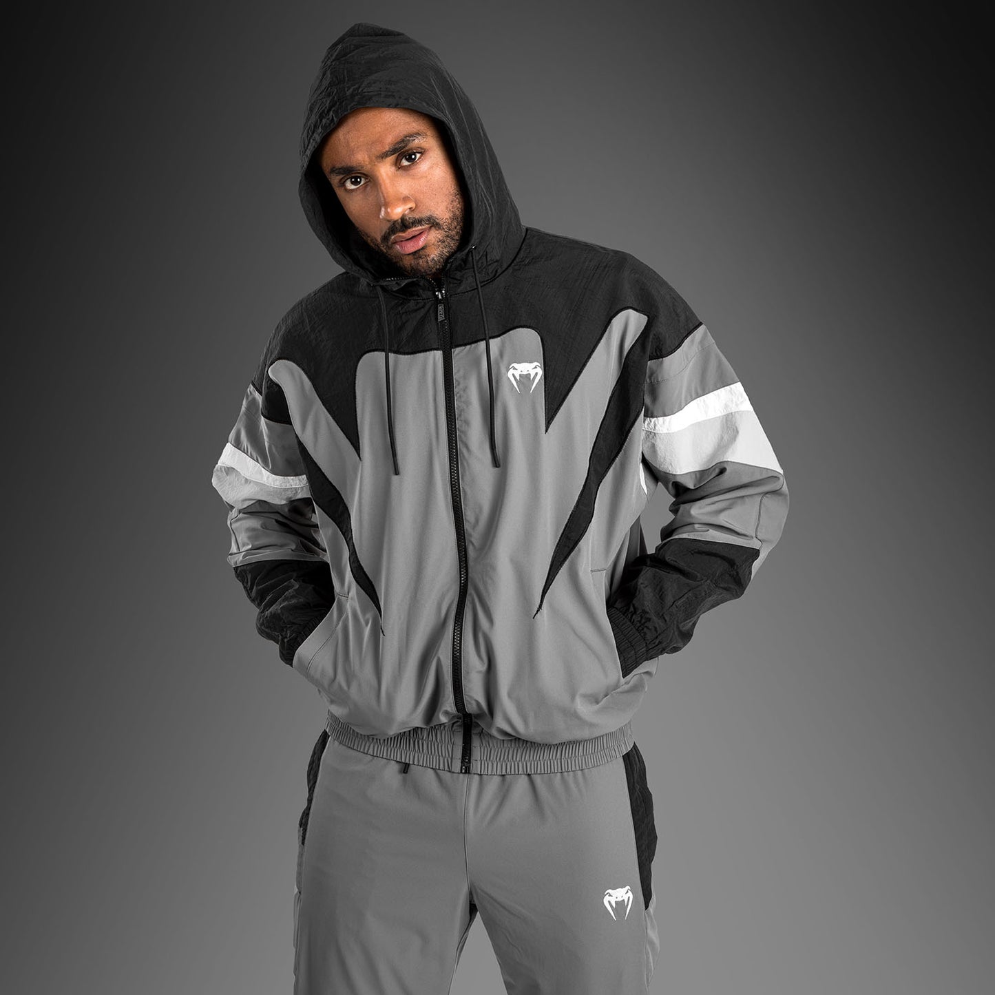 Venum Attack 90 Tracksuit Jacket - Grey