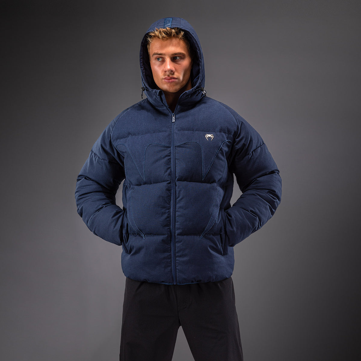 Venum Attack Urban Gi Down Jacket - Navy Blue