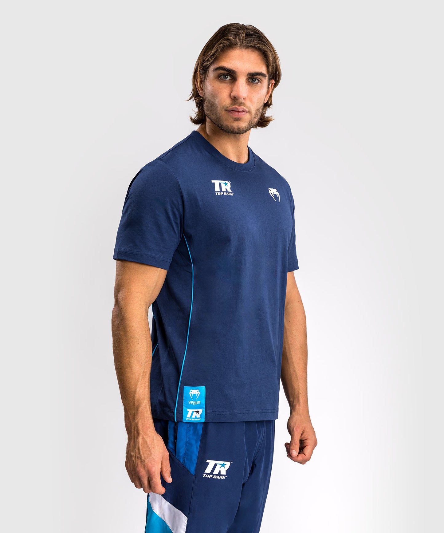 Venum x Top Rank Original Men's T-Shirt - Navy Blue