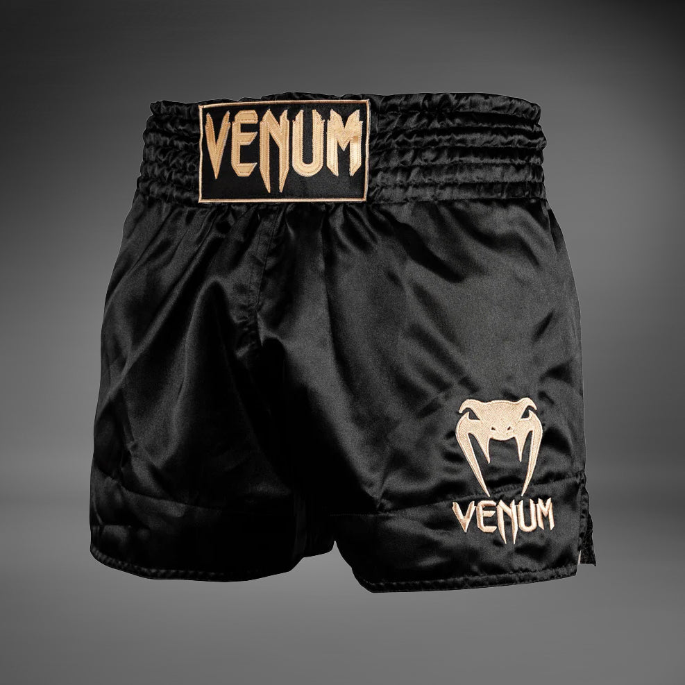 Venum Classic Muay Thai Short - Black/Gold
