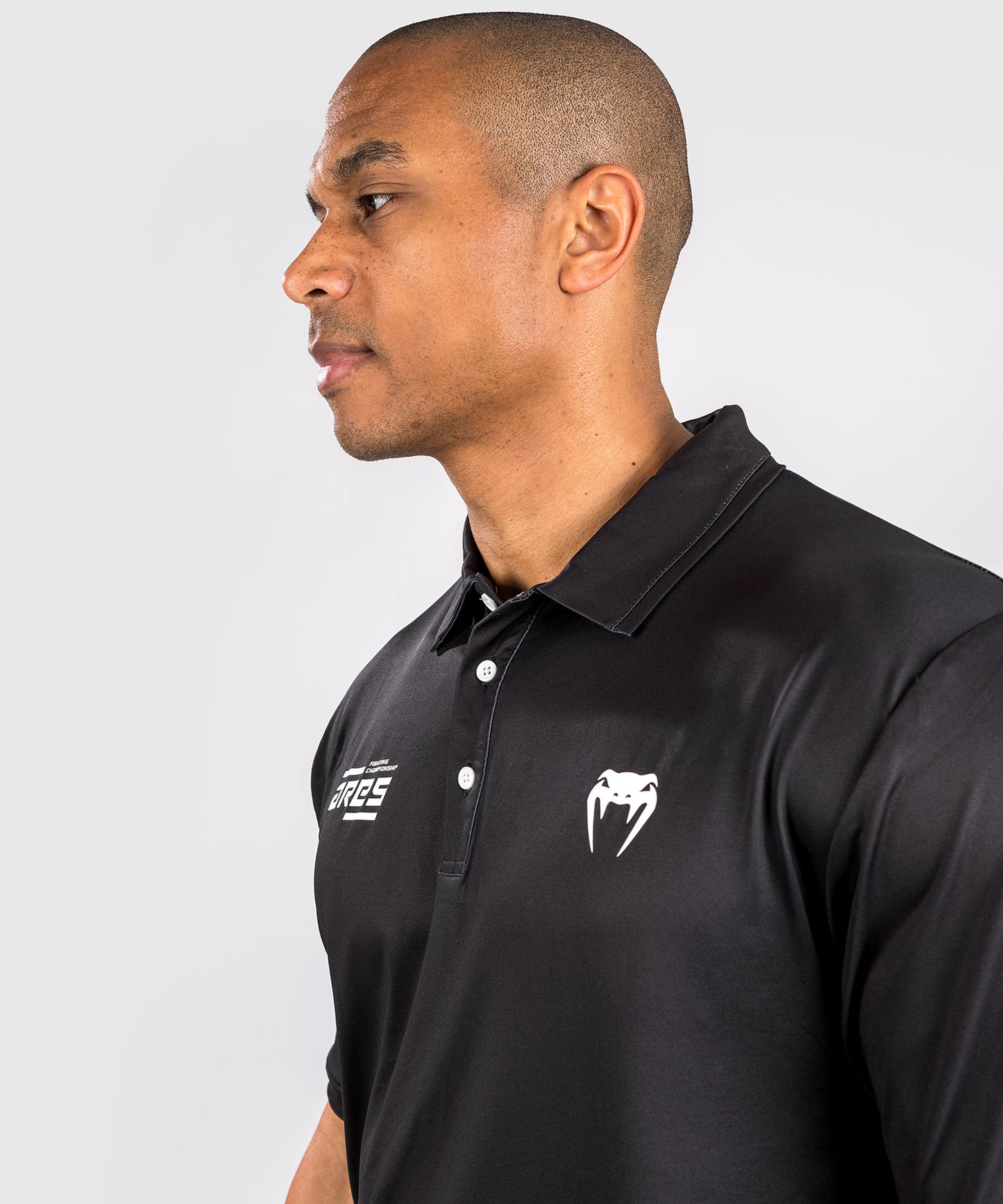 Venum x Ares Dry Tech Polo Shirt - Black