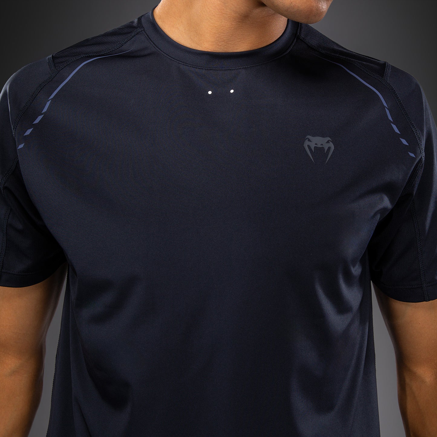 Venum G-Core Dry Tech T-Shirt - Navy Blue/White