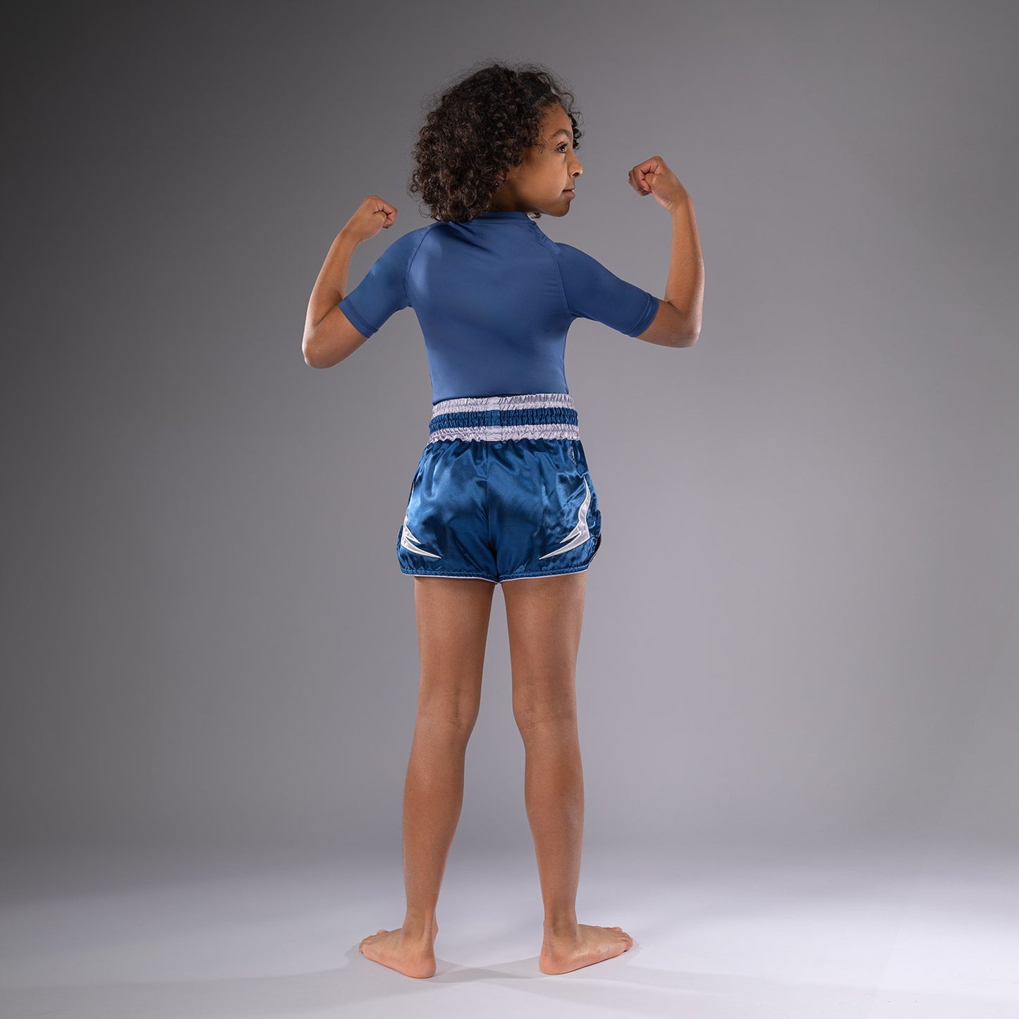 Venum Inferno Kids Thai Shorts - Royal Blue