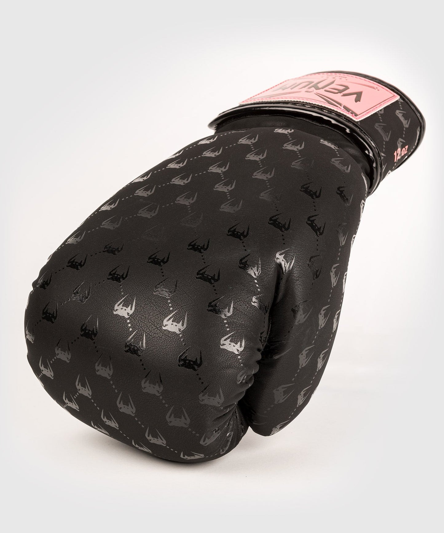 Venum Impact Monogram Boxing Gloves - Black/Pink Gold