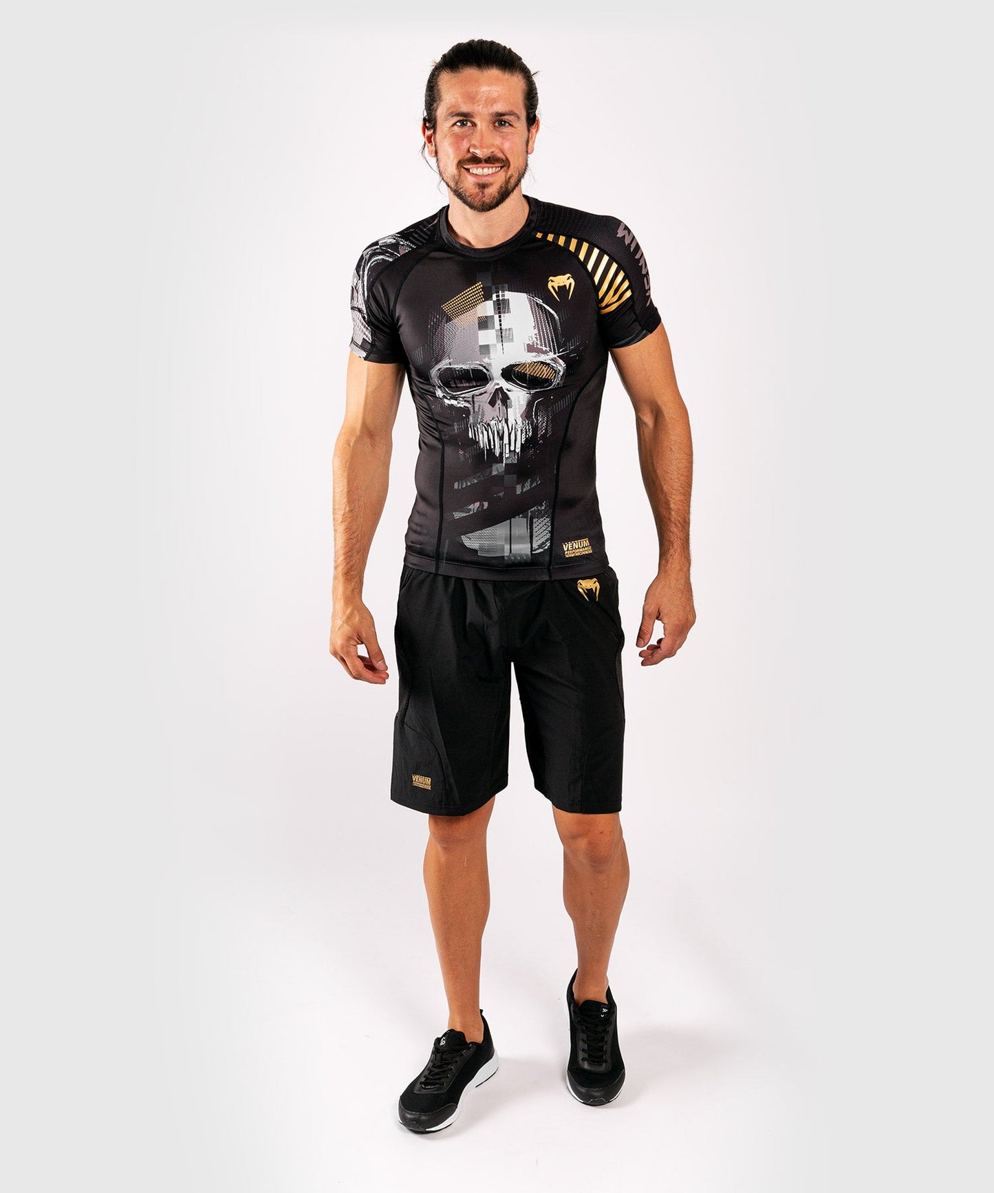 Venum Skull Rashguard - Short sleeves - Black