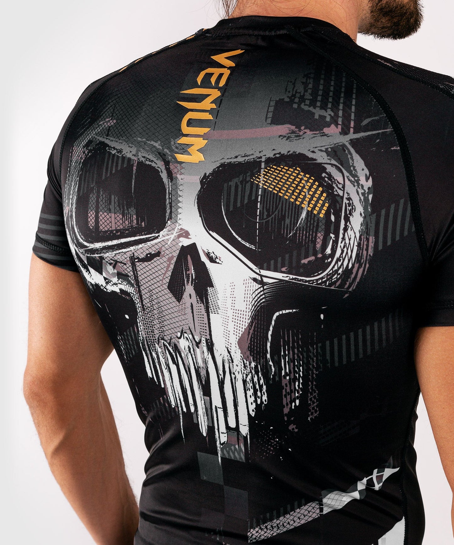 Venum Skull Rashguard - Short sleeves - Black